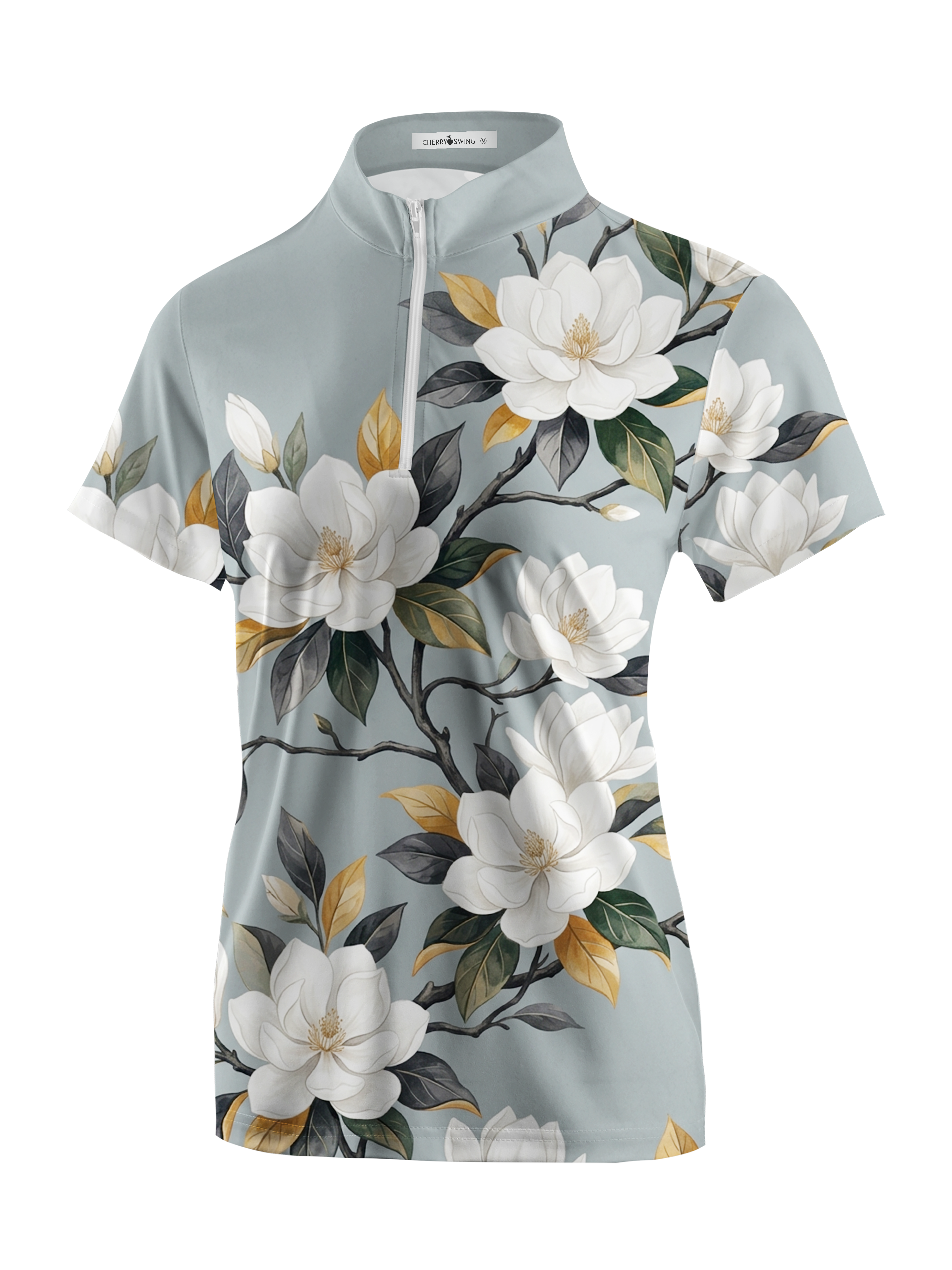 Cherryswing Women's Augusta White Short Sleeve Polos