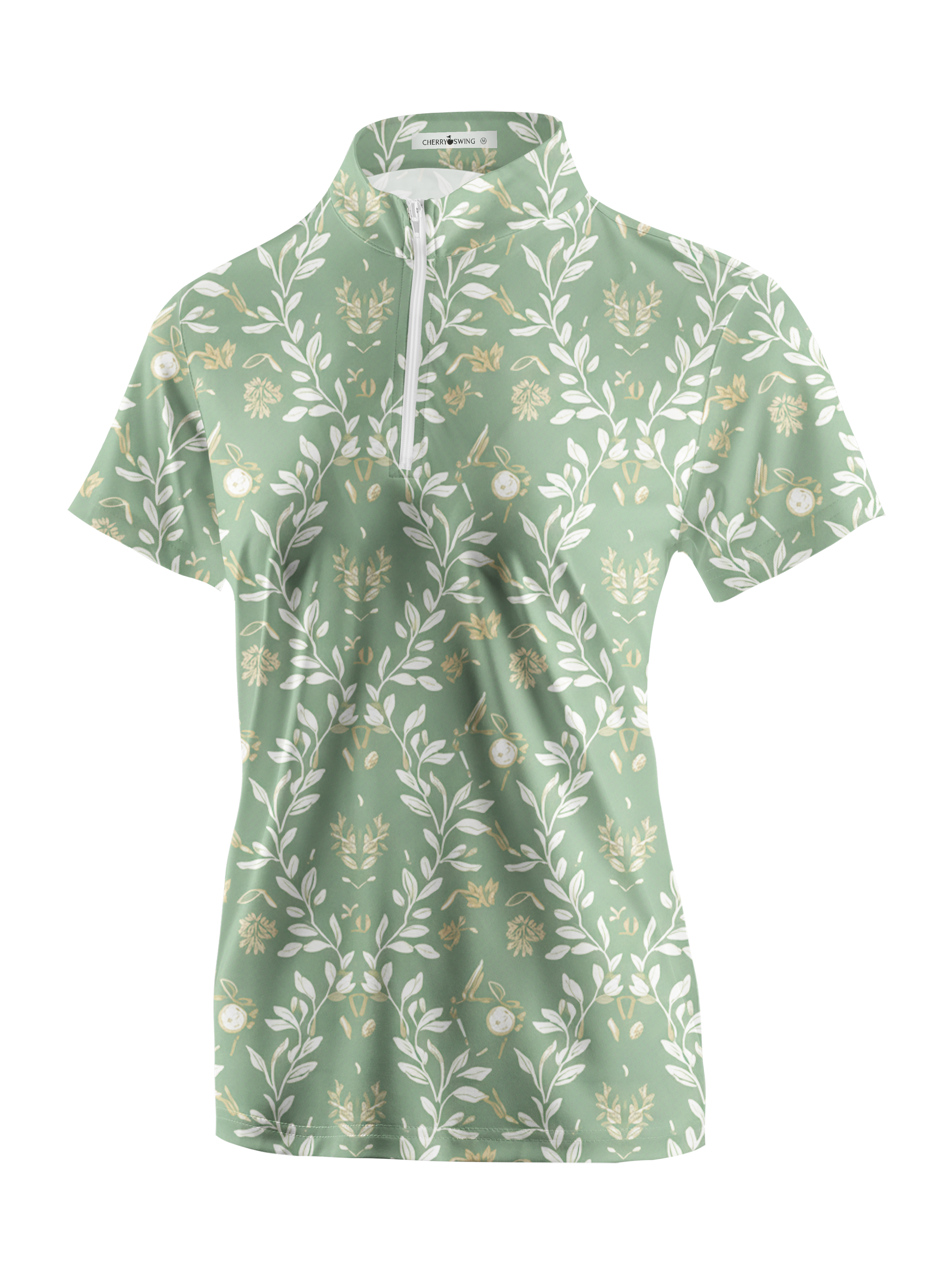 Cherryswing Women's Topiary Short Sleeve Polos