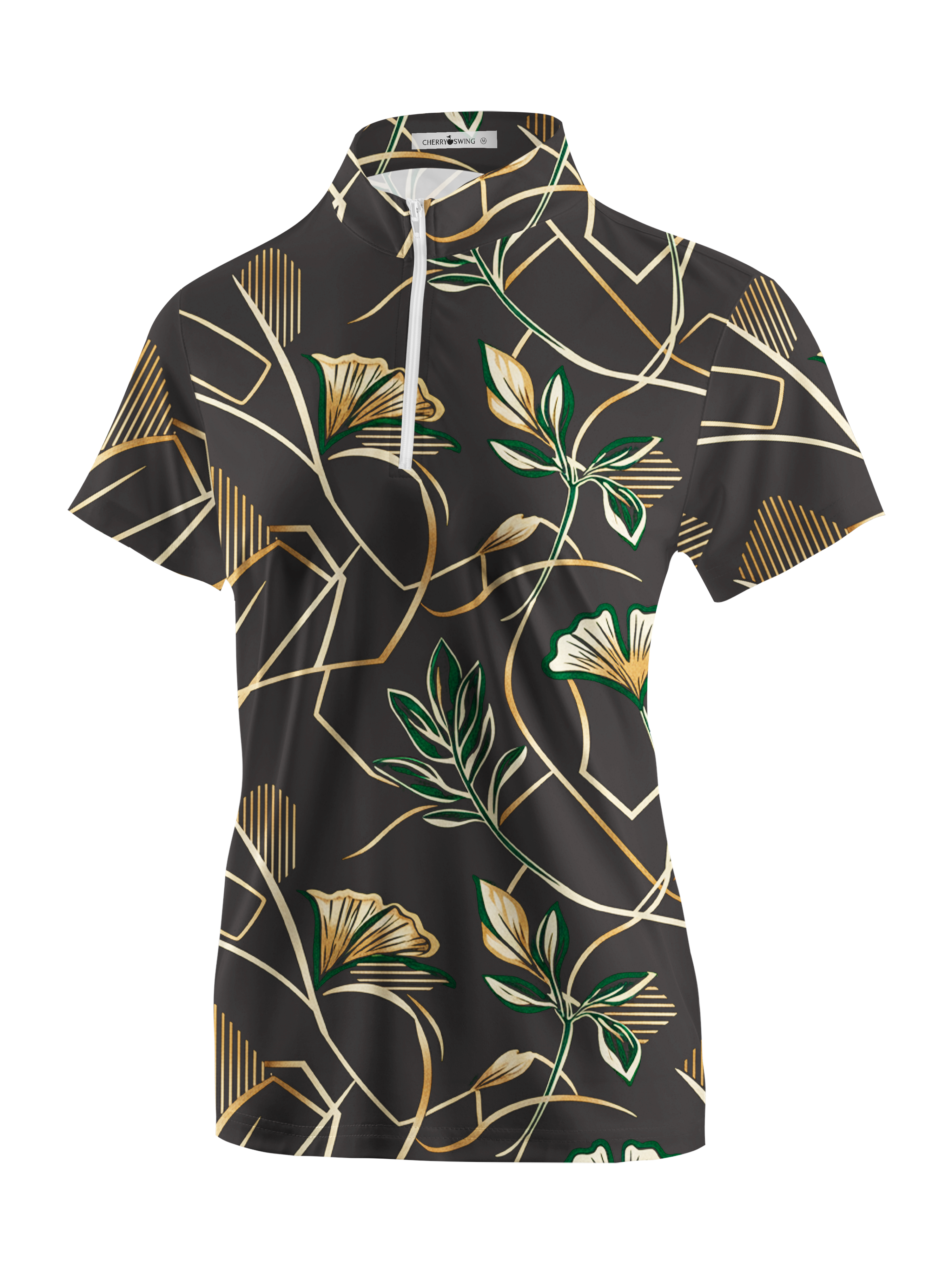Cherryswing Women's Gilded Noir Short Sleeve Polos
