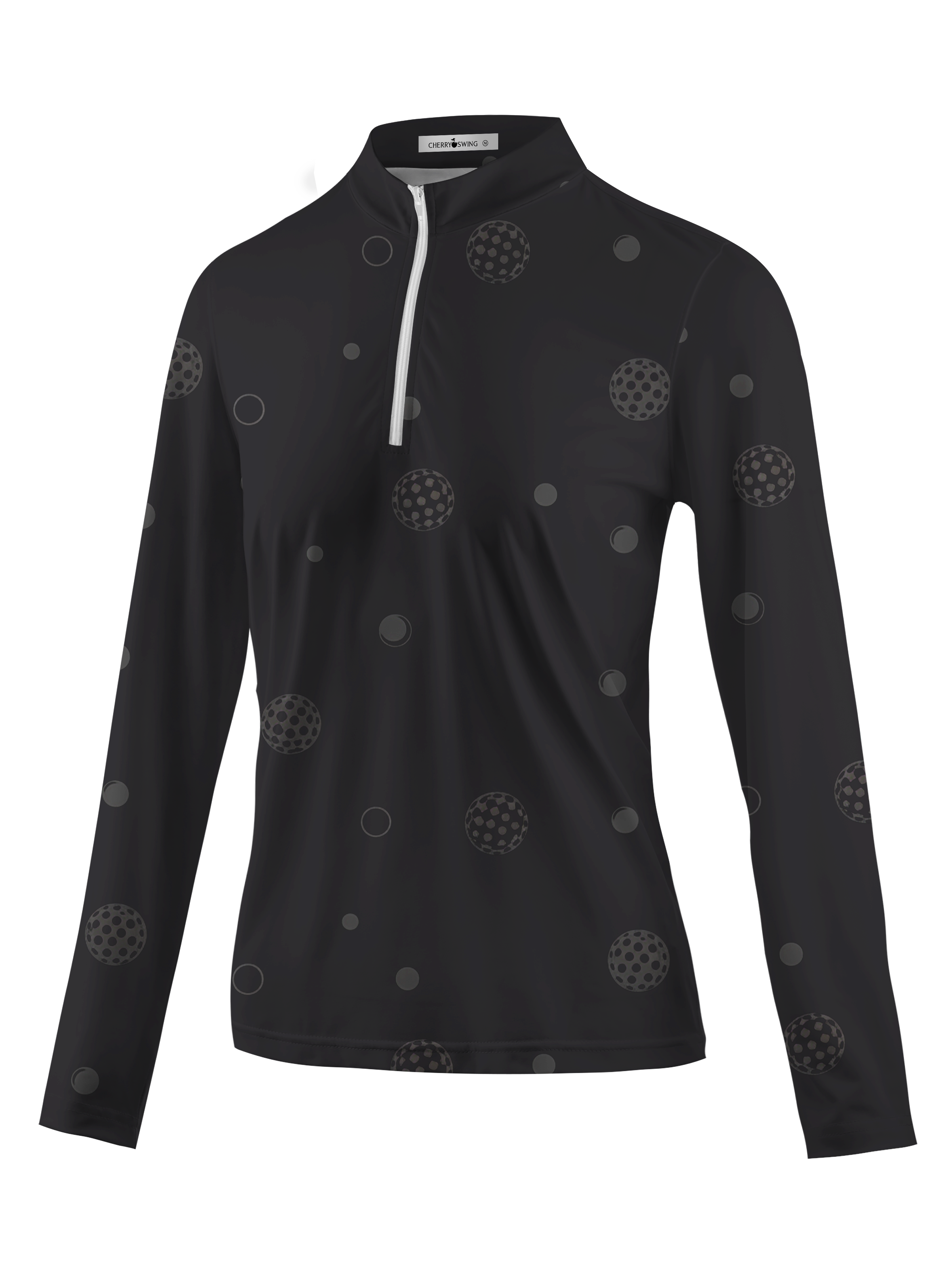 Cherryswing Women's Midnight Dimple Long Sleeve Golf Shirt