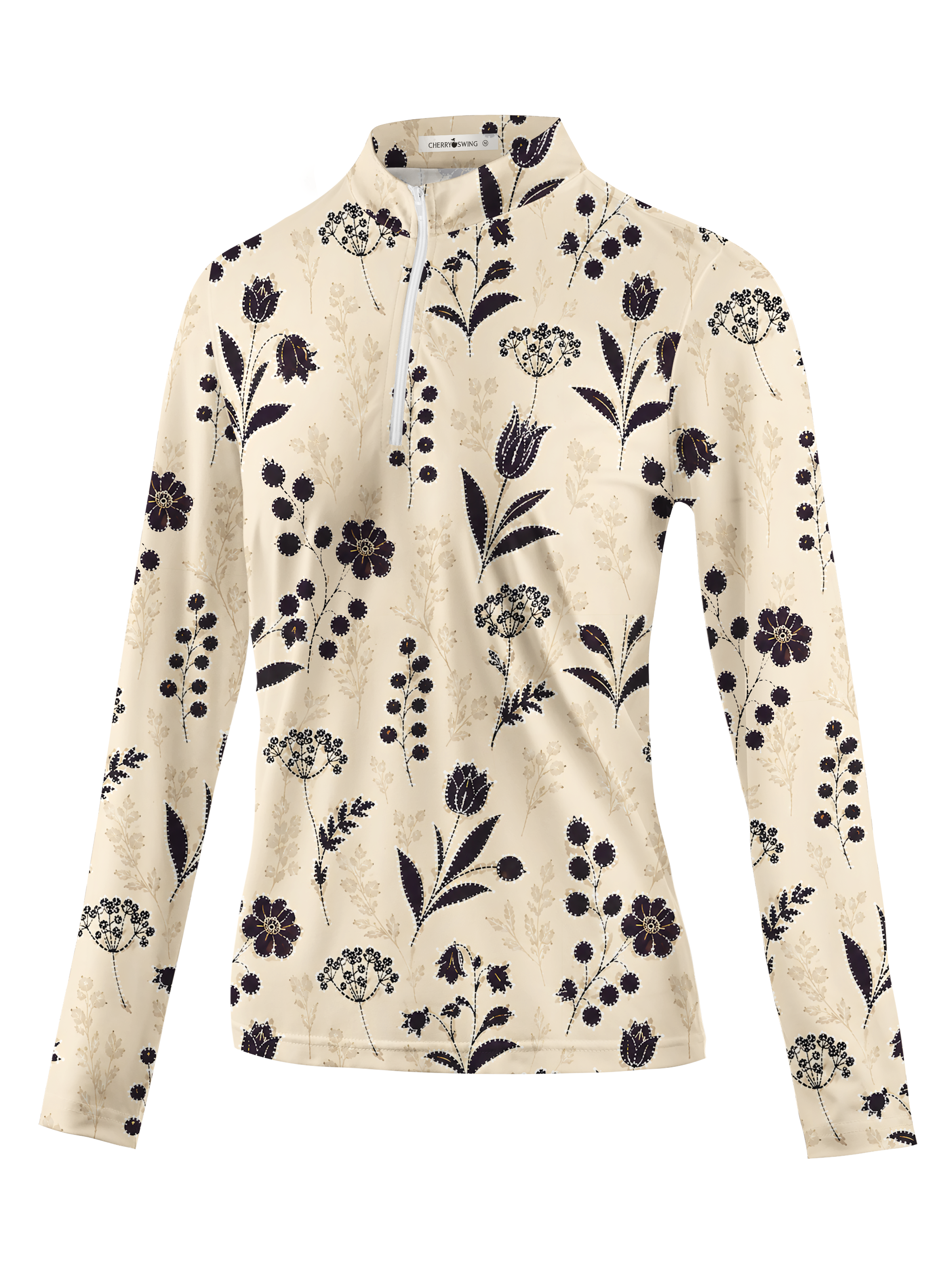 Cherryswing Women's Shadows Dance Long Sleeve Golf Shirt