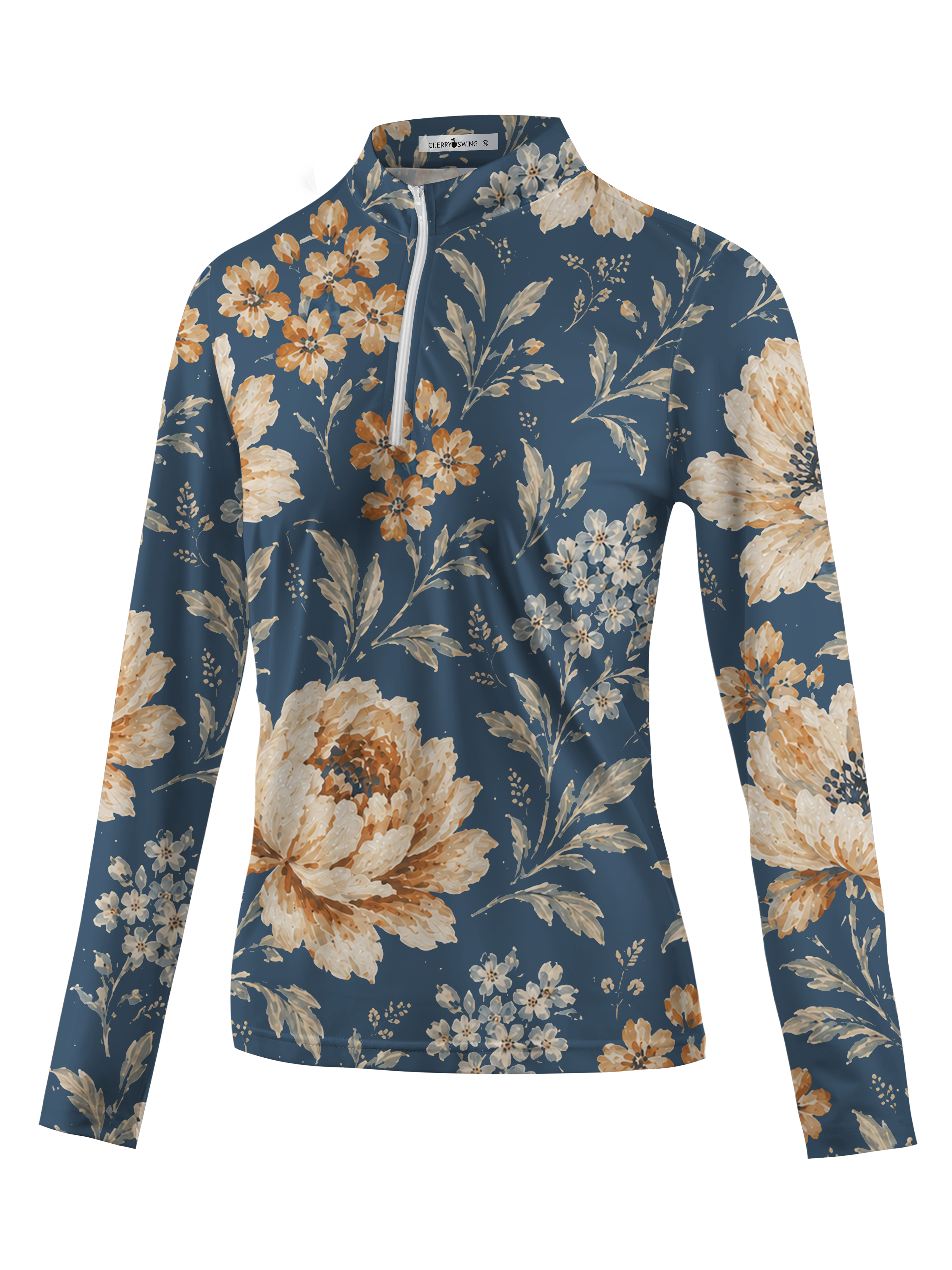 Cherryswing Women's Heritage Bloom Long Sleeve Golf Shirt