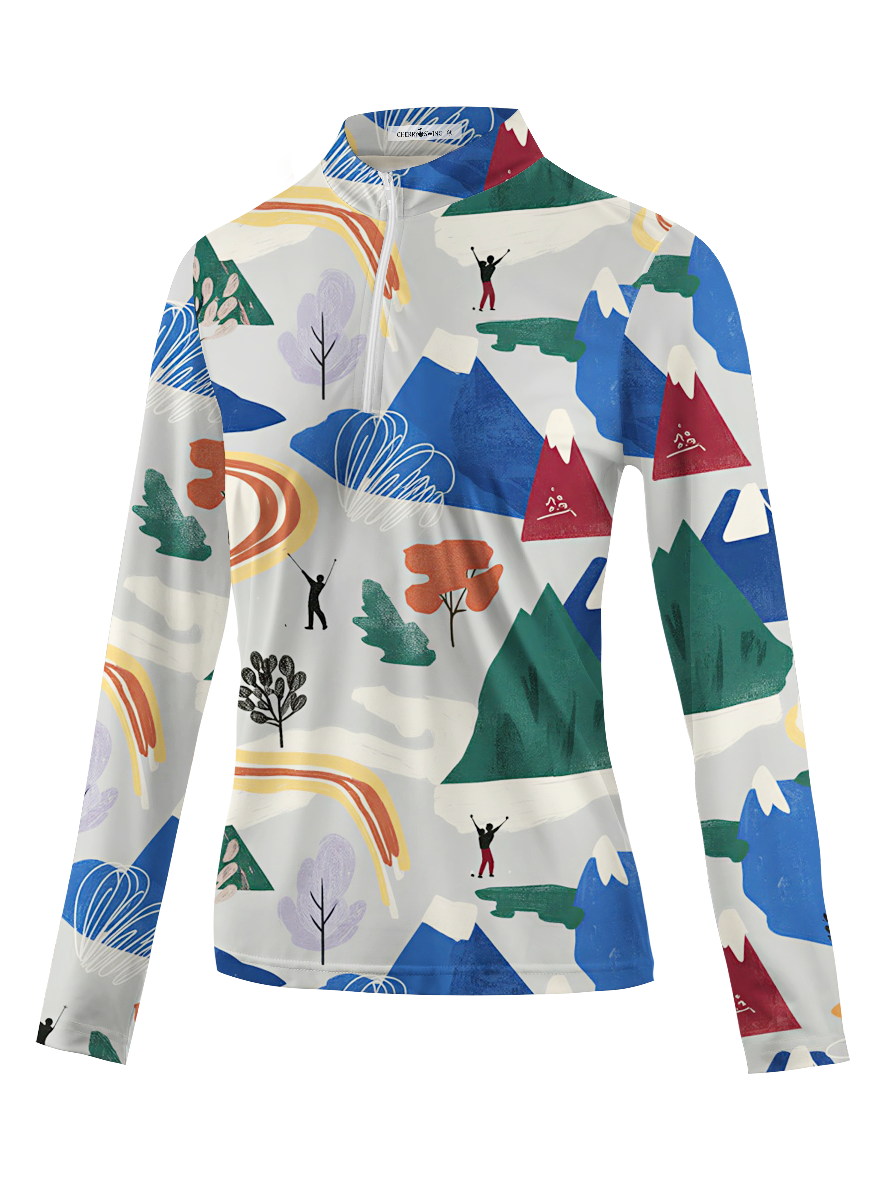 Cherryswing Women's Mountain Vista Long Sleeve Golf Shirt