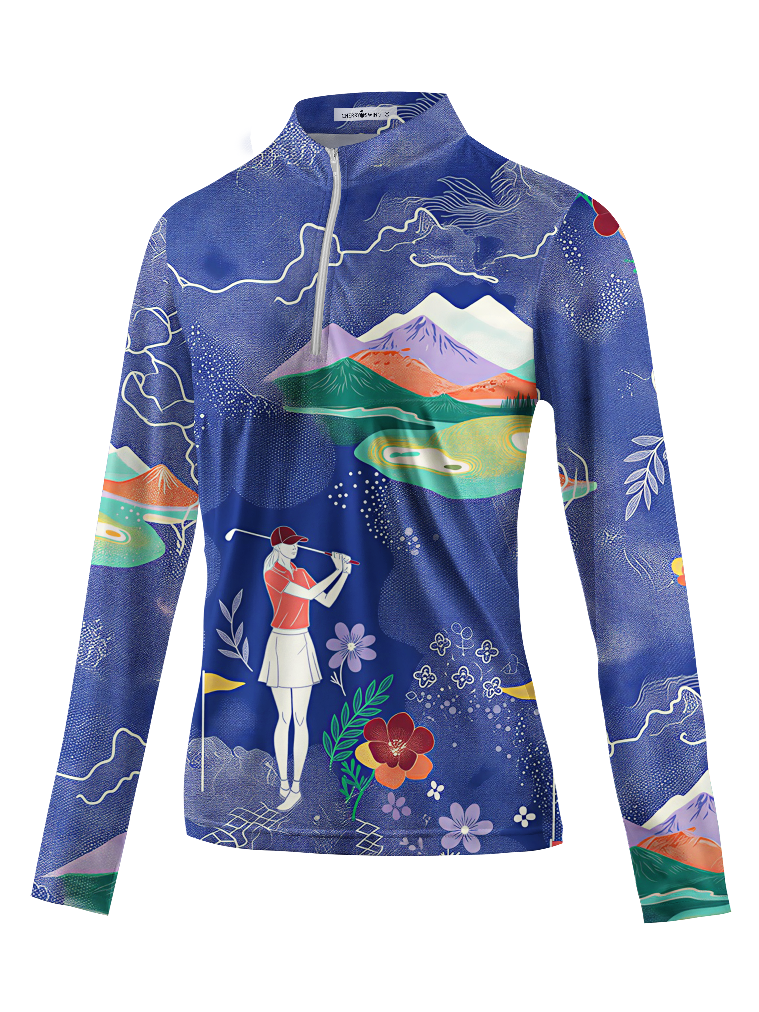 Cherryswing Women's Scenic Drive Long Sleeve Golf Shirt