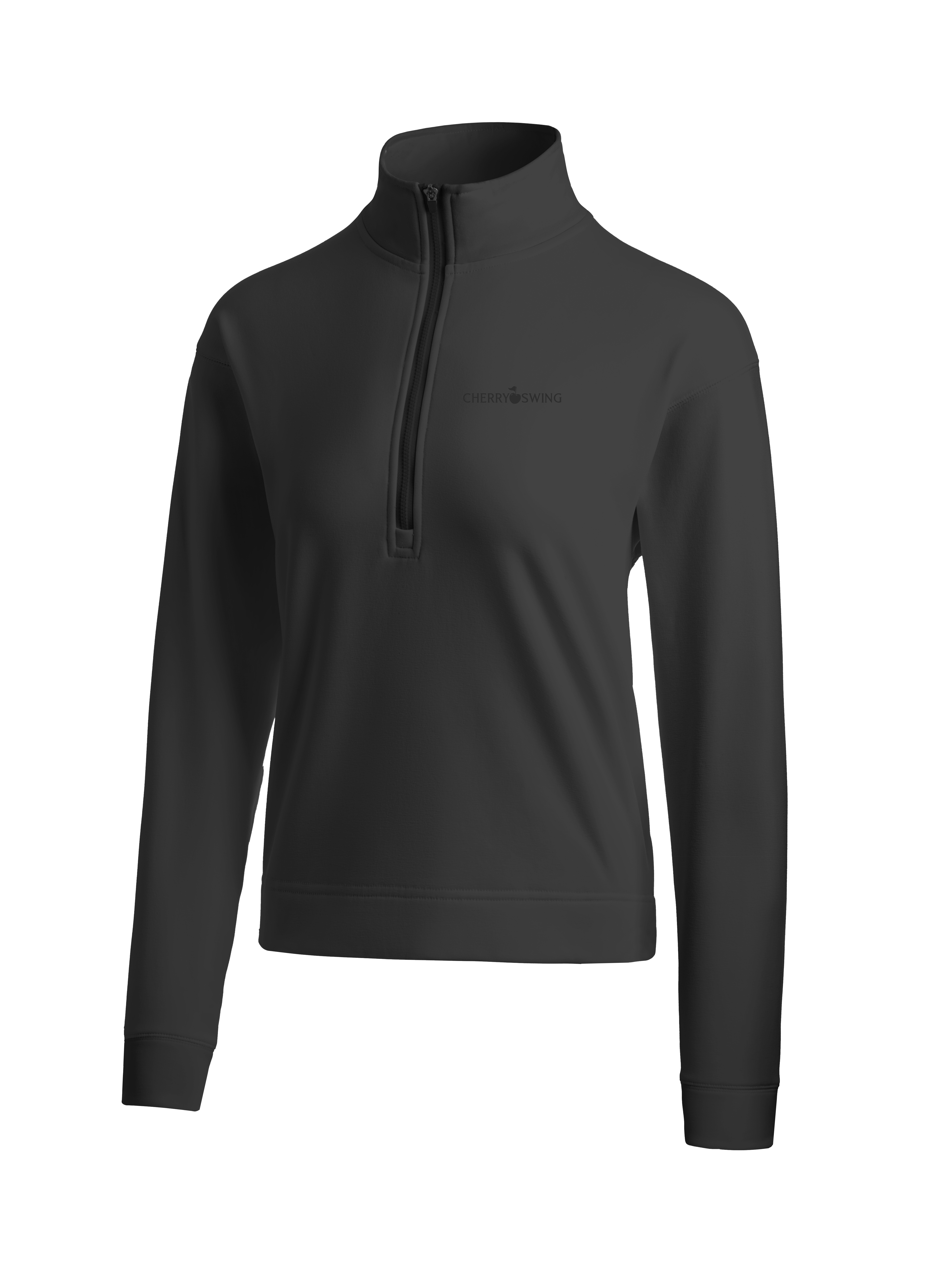 Cherryswing Women's Active Mock Neck Quarter Zip Pullover