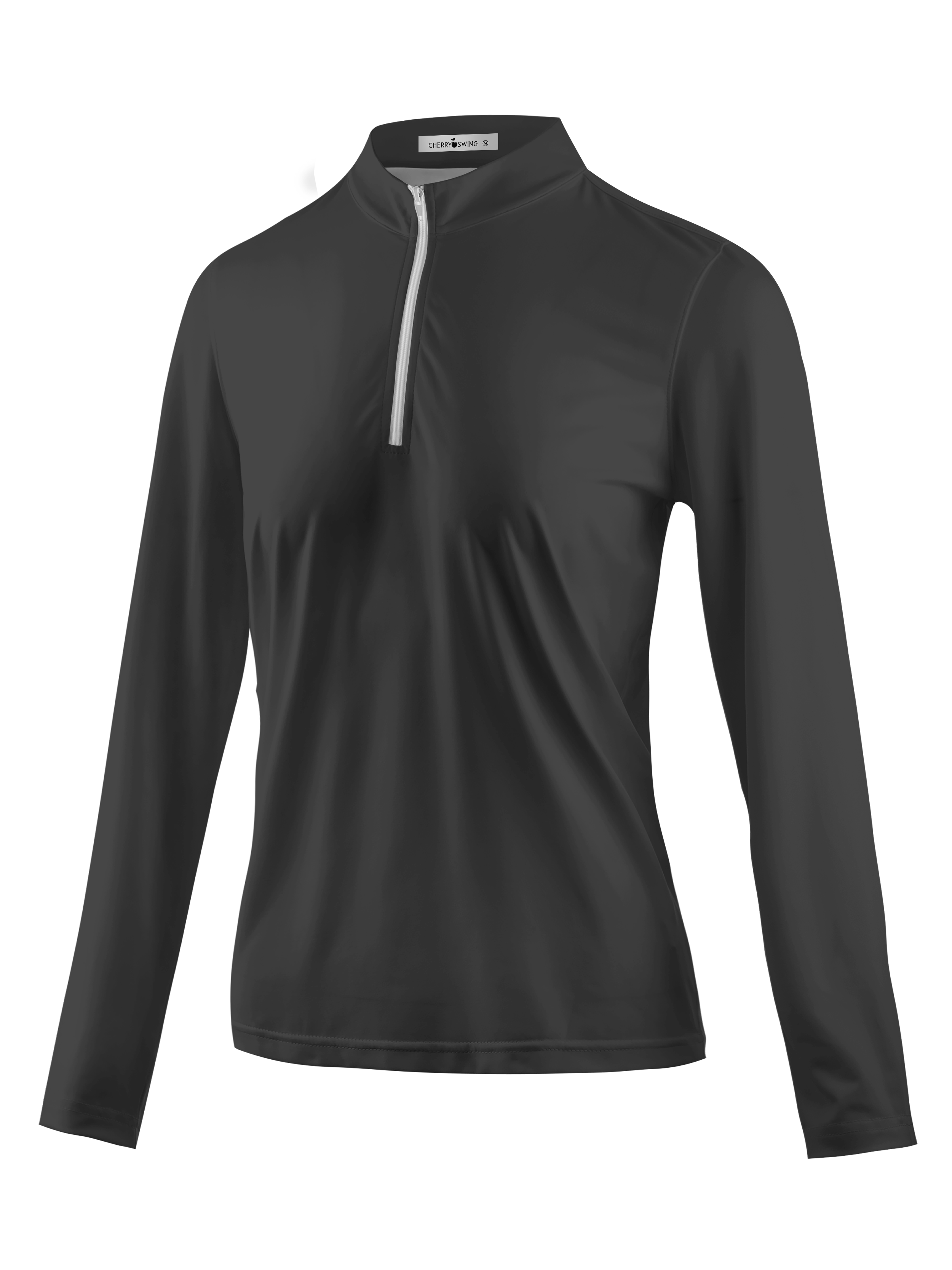 Cherryswing Women's Midnight Slate Long Sleeve Golf Shirt