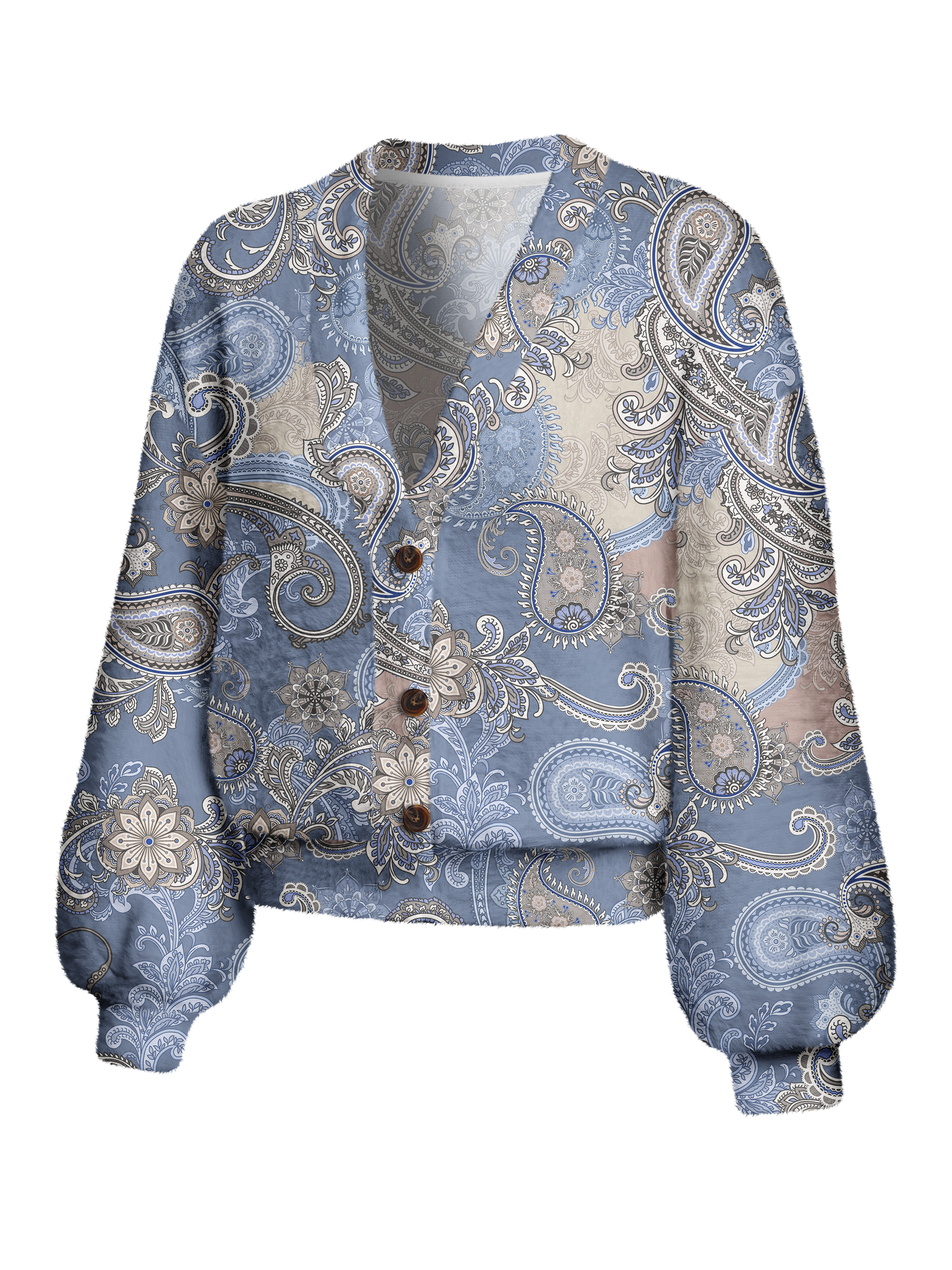 Cherryswing Women's Timeless Elegance Fuzzy Knit Golf Cardigan