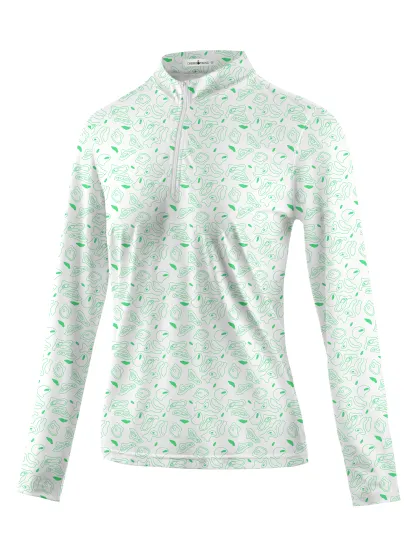 Cherryswing Women's Long Sleeve Golf Polo Shirt
