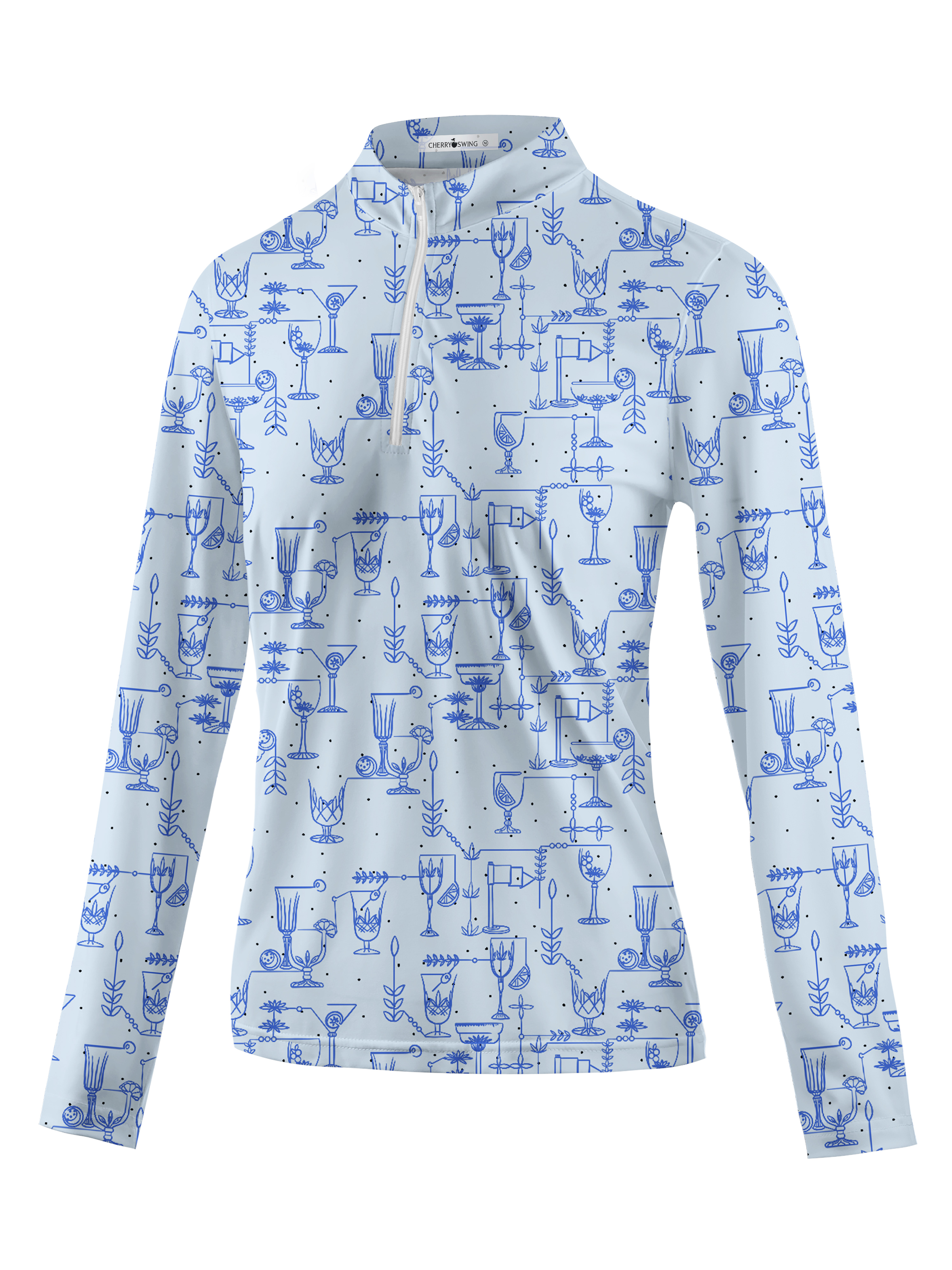 Cherryswing Women's Golf Long Sleeve Polo Shirt