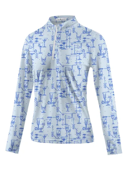 Cherryswing Women's Golf Long Sleeve Polo Shirt