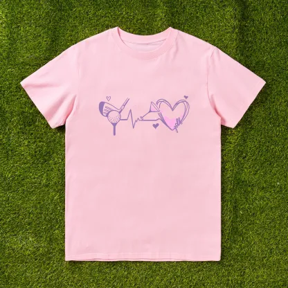 Cherryswing I Play Golf I Drink Wine T-shirt For Women