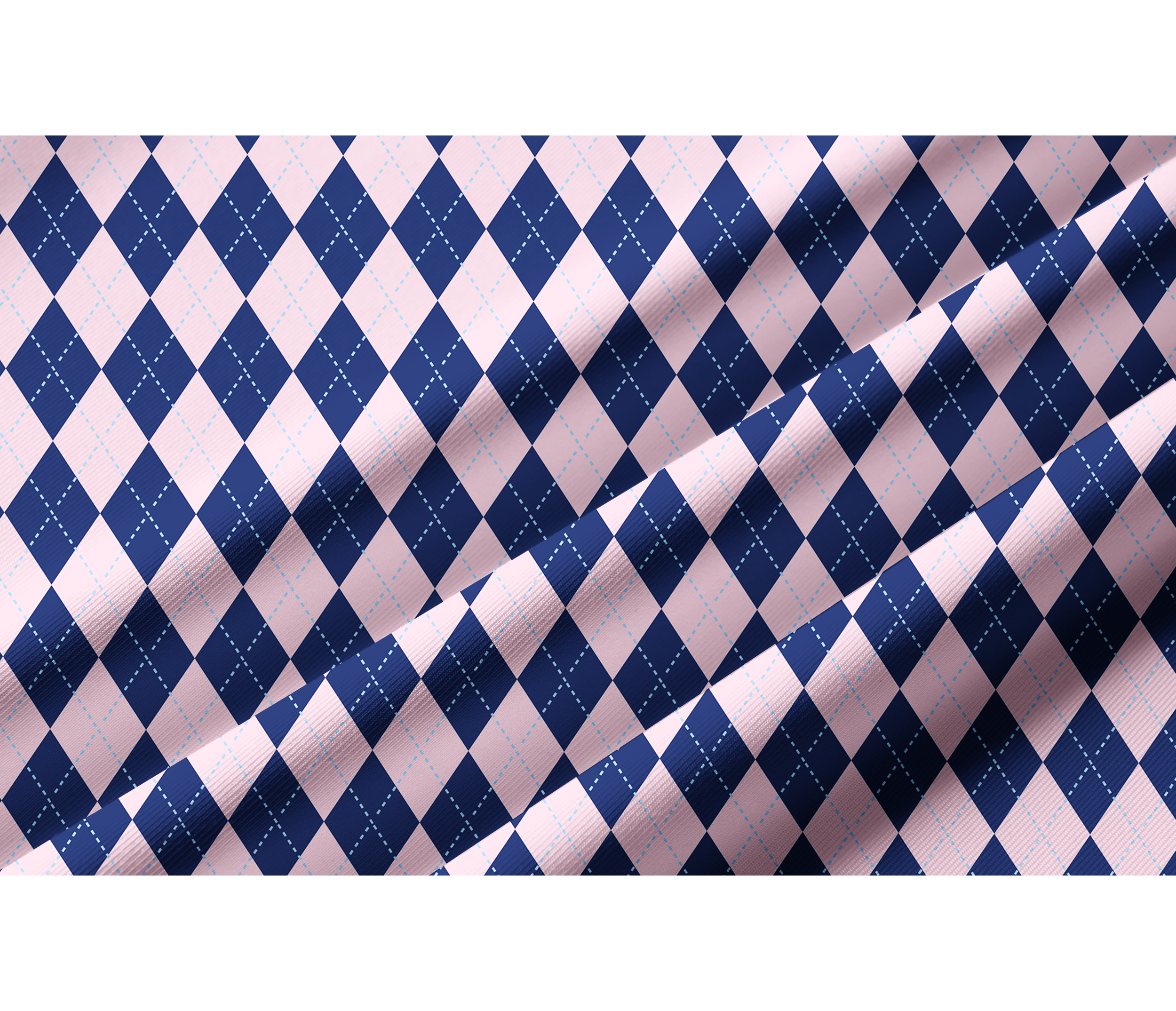 Cherryswing Women's Classic Argyle Patterns Short Sleeve Classic Golf Polo