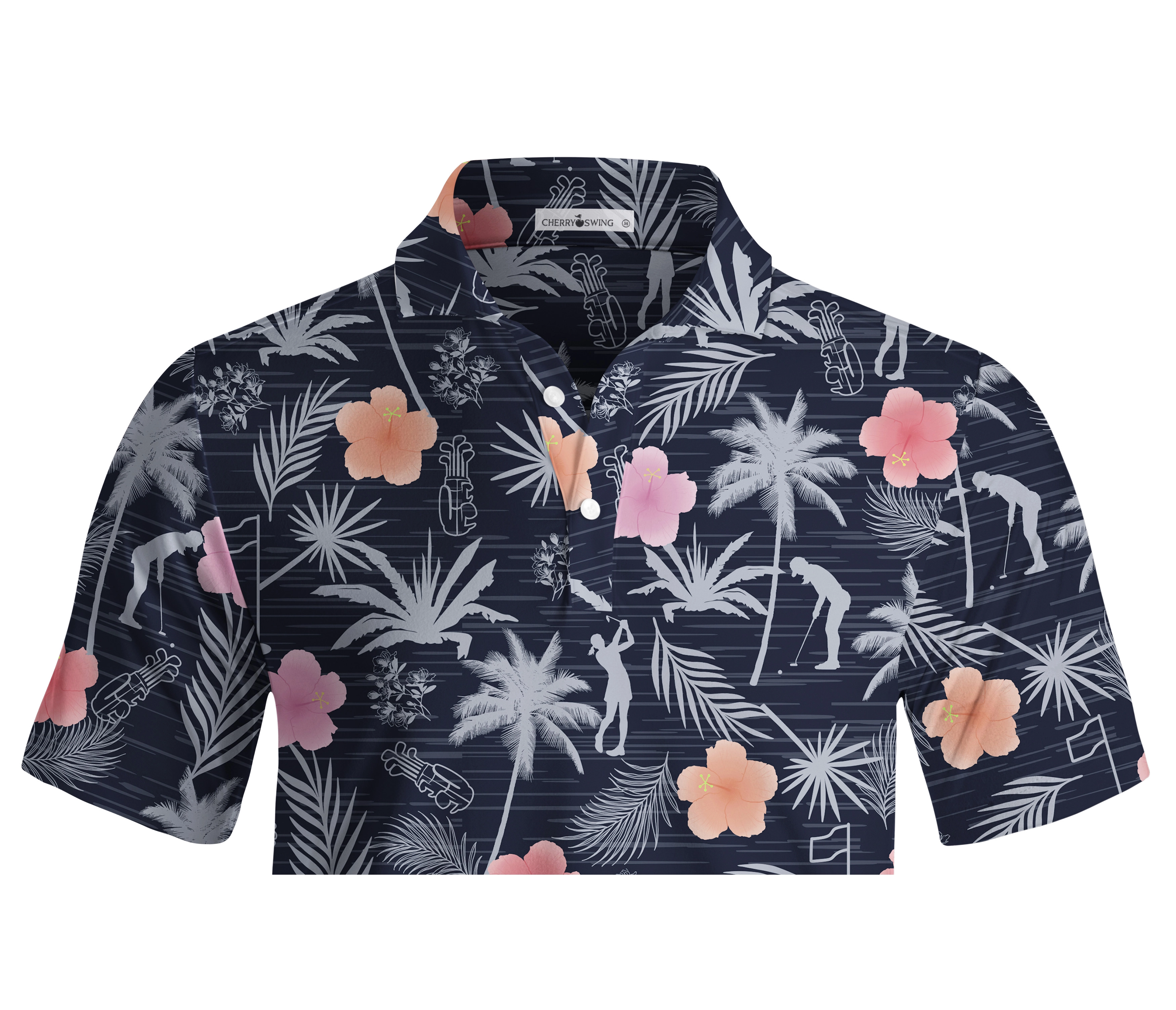 Cherryswing Tropical Paradise Men's Polo Shirt