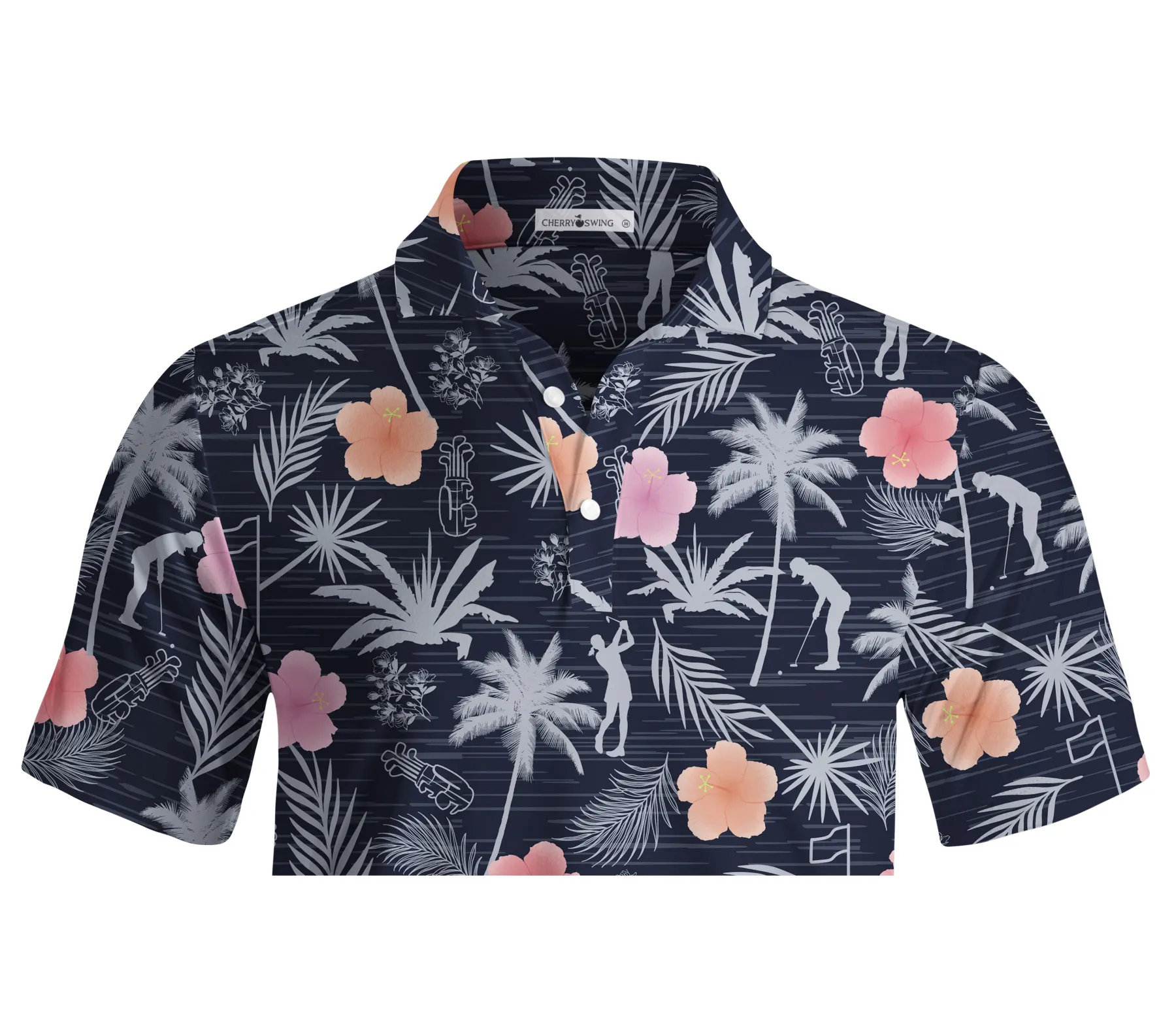 Cherryswing Tropical Paradise Men's Polo Shirt