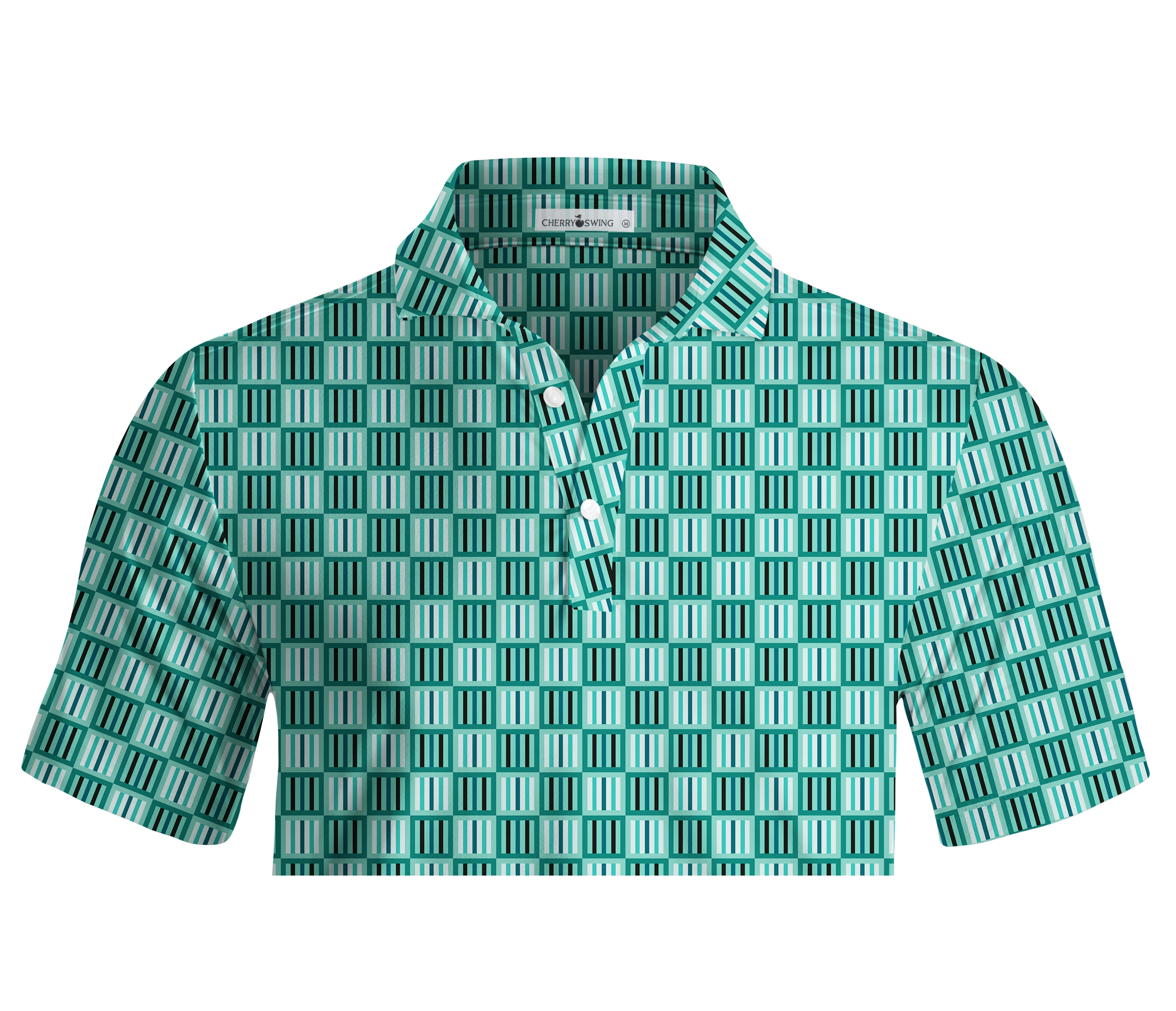 Cherryswing Classic Mosaic Men's Polo Shirt