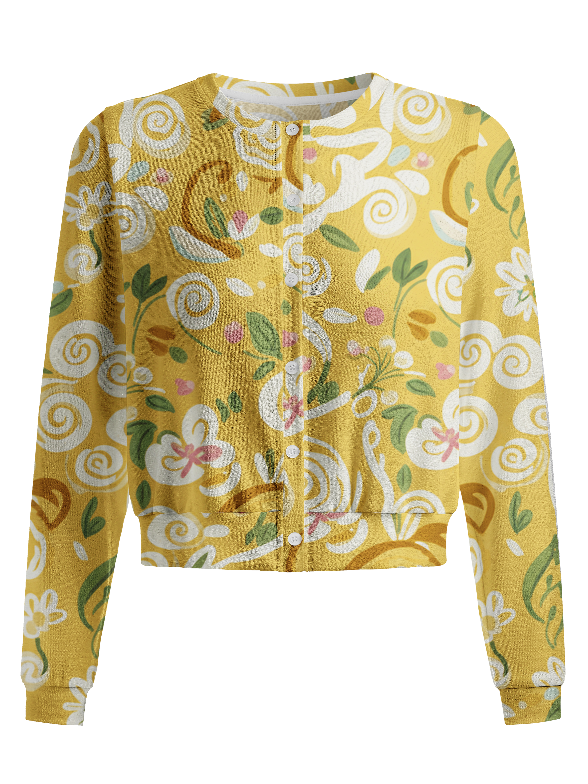 Cherryswing Women's Sunshine Scroll Golf Cardigan 