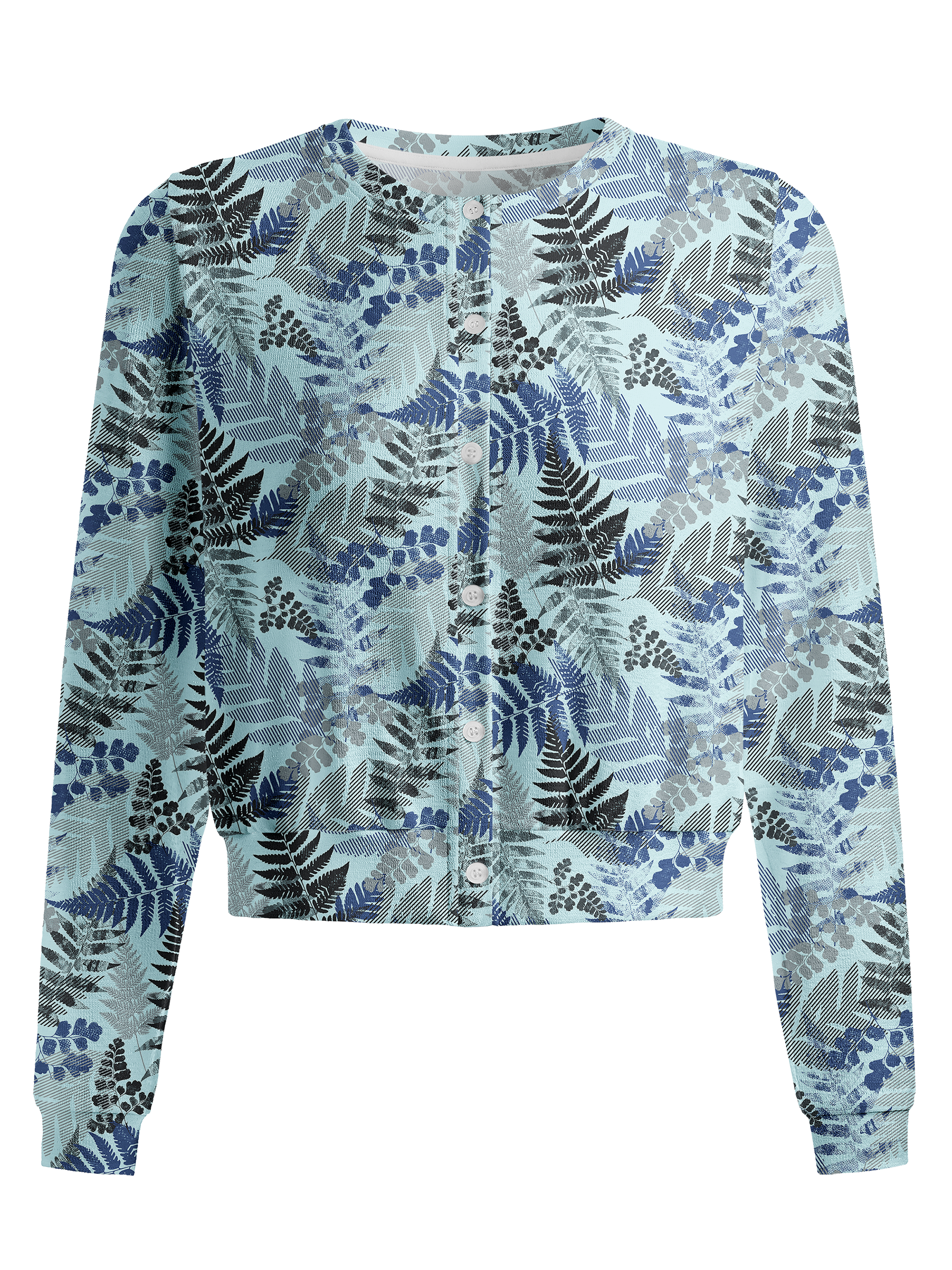Cherryswing Women's Blue Woodland Golf Cardigan 