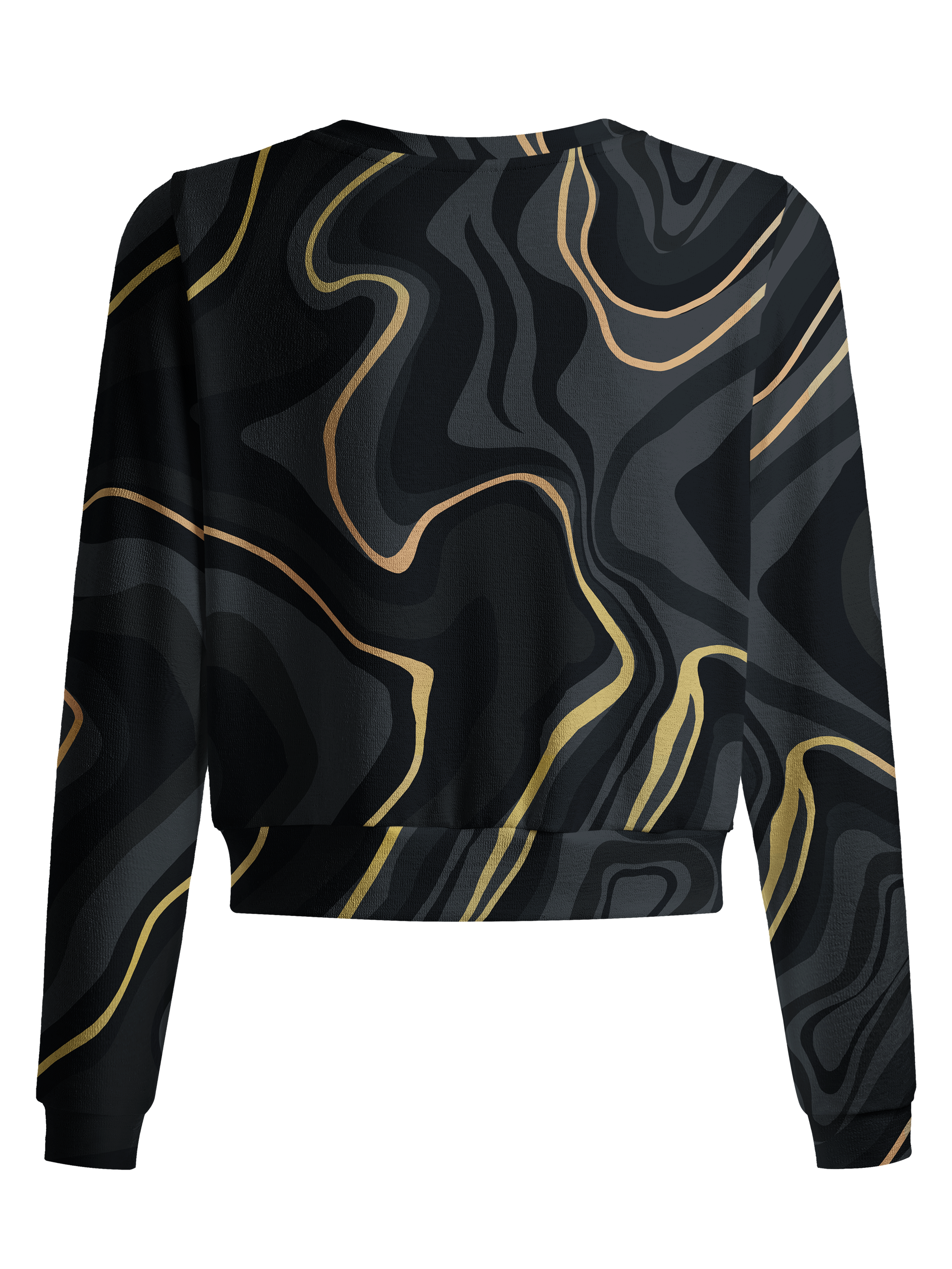 Cherryswing Women's Liquid Gold Cropped Golf Cardigan 