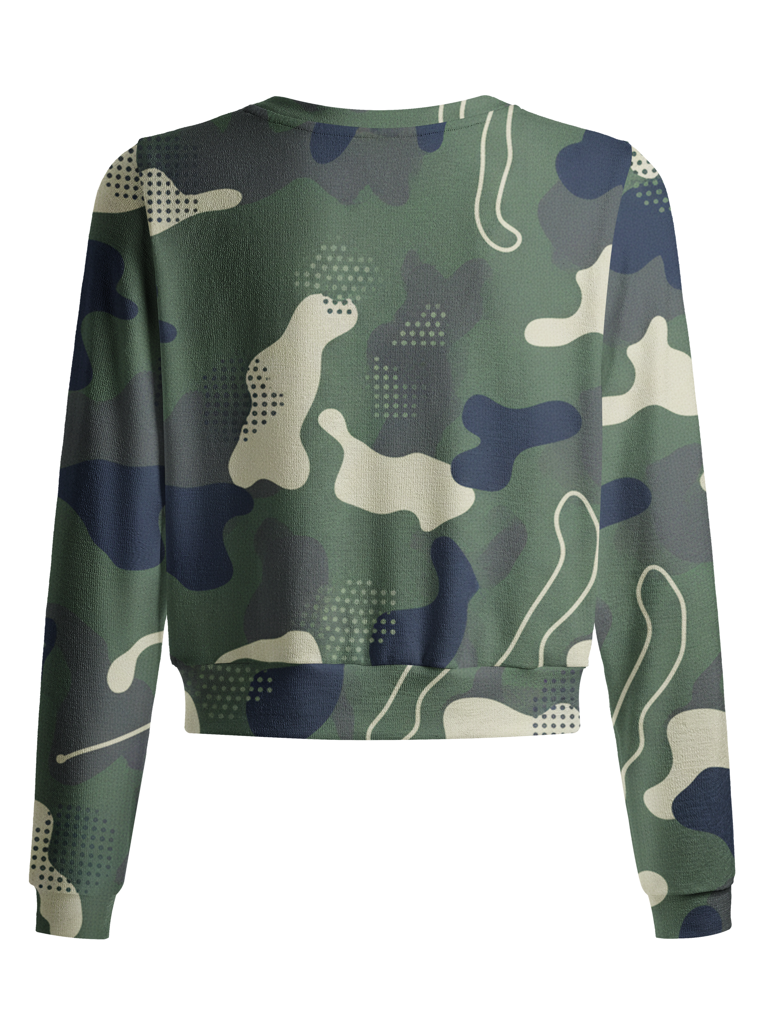 Cherryswing Women's Verdant Arc Camouflage Golf Cardigan 