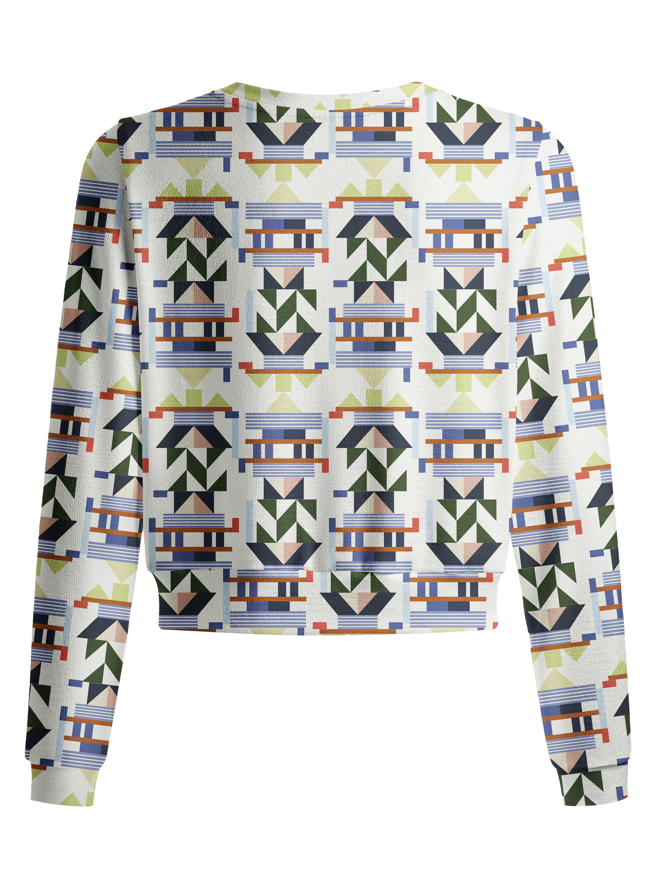 Cherryswing Women's Quilt Block Golf Cardigan 