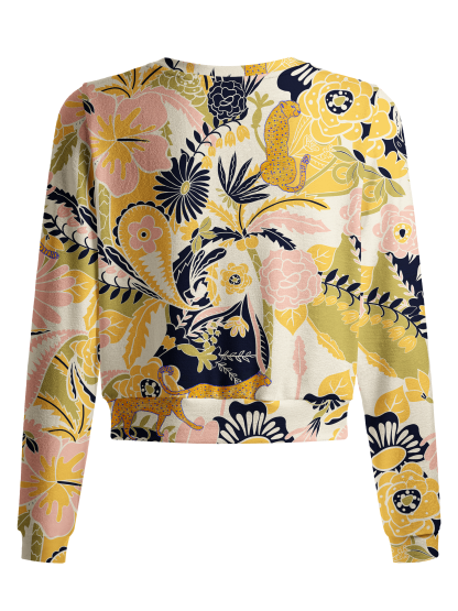 Cherryswing Women's Leopard Flora Golf Cardigan 