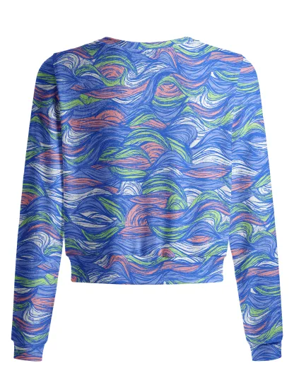 Cherryswing Women's Electric Wave Golf Cardigan 