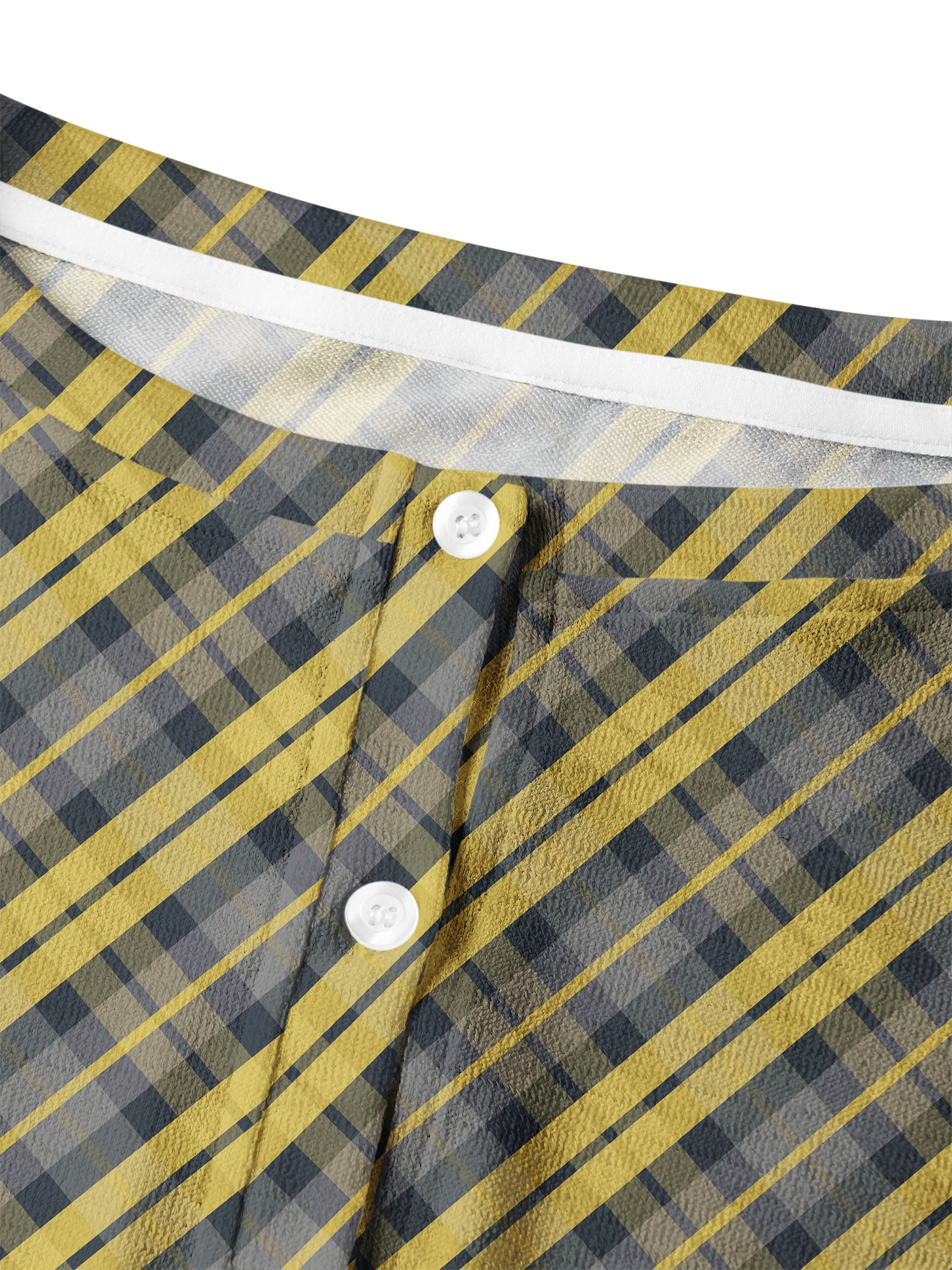 Cherryswing Women's Scottish Plaid Pattern Golf Cardigan 