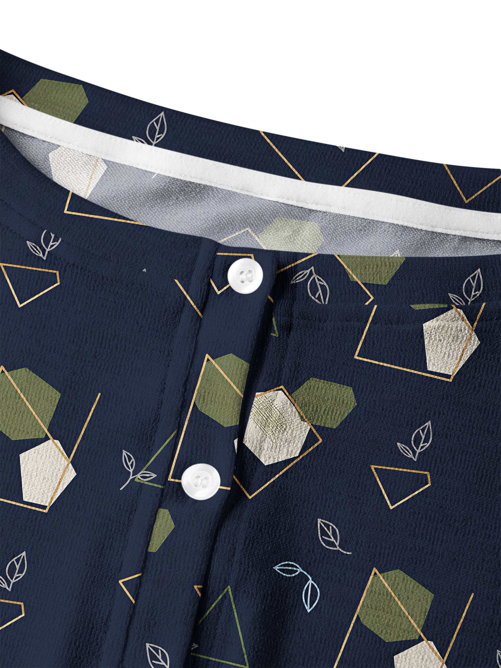 Cherryswing Women's Navy Prism Cropped Golf Cardigan 
