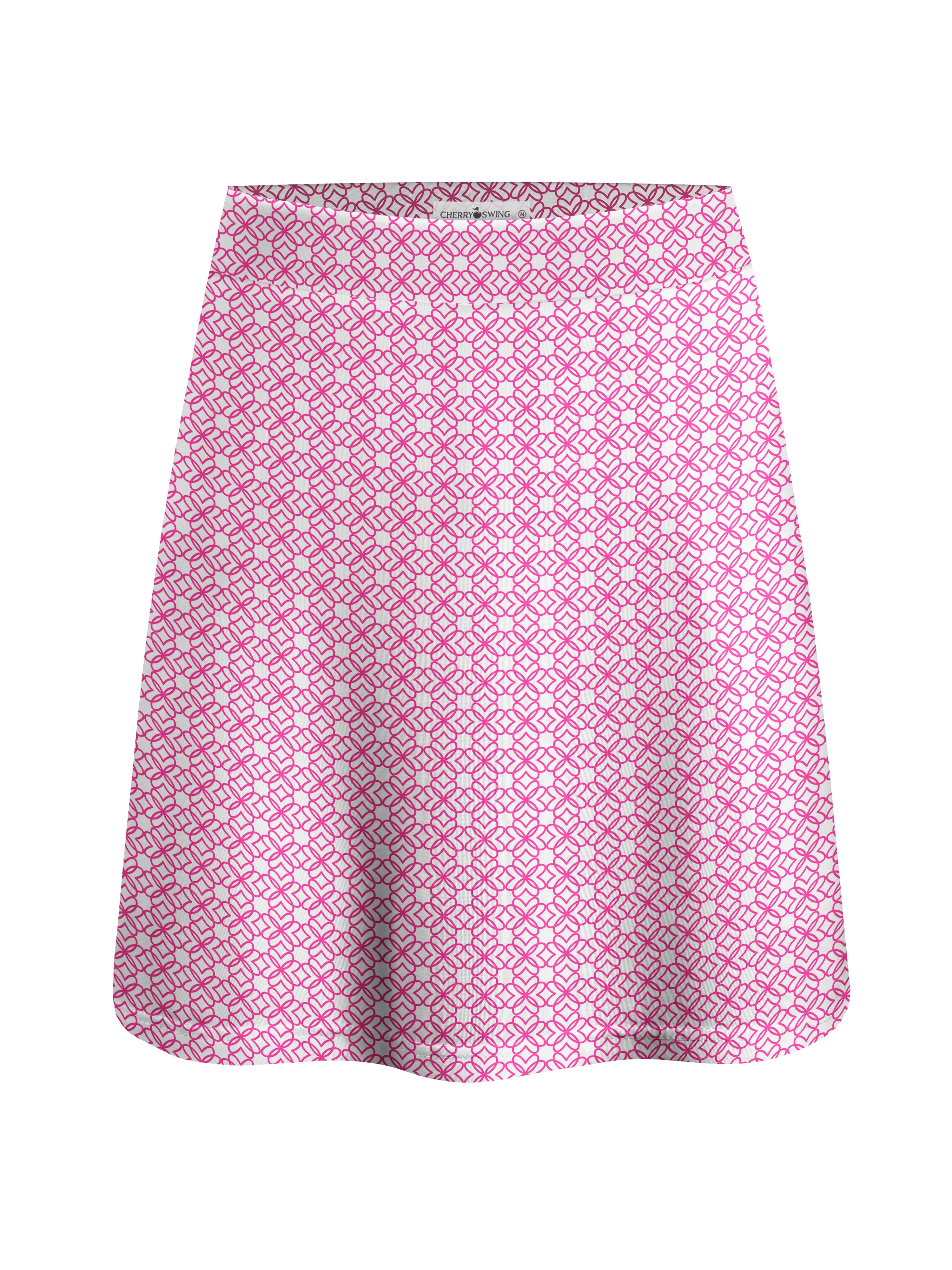 Cherryswing Geometric Pattern Golf Skort