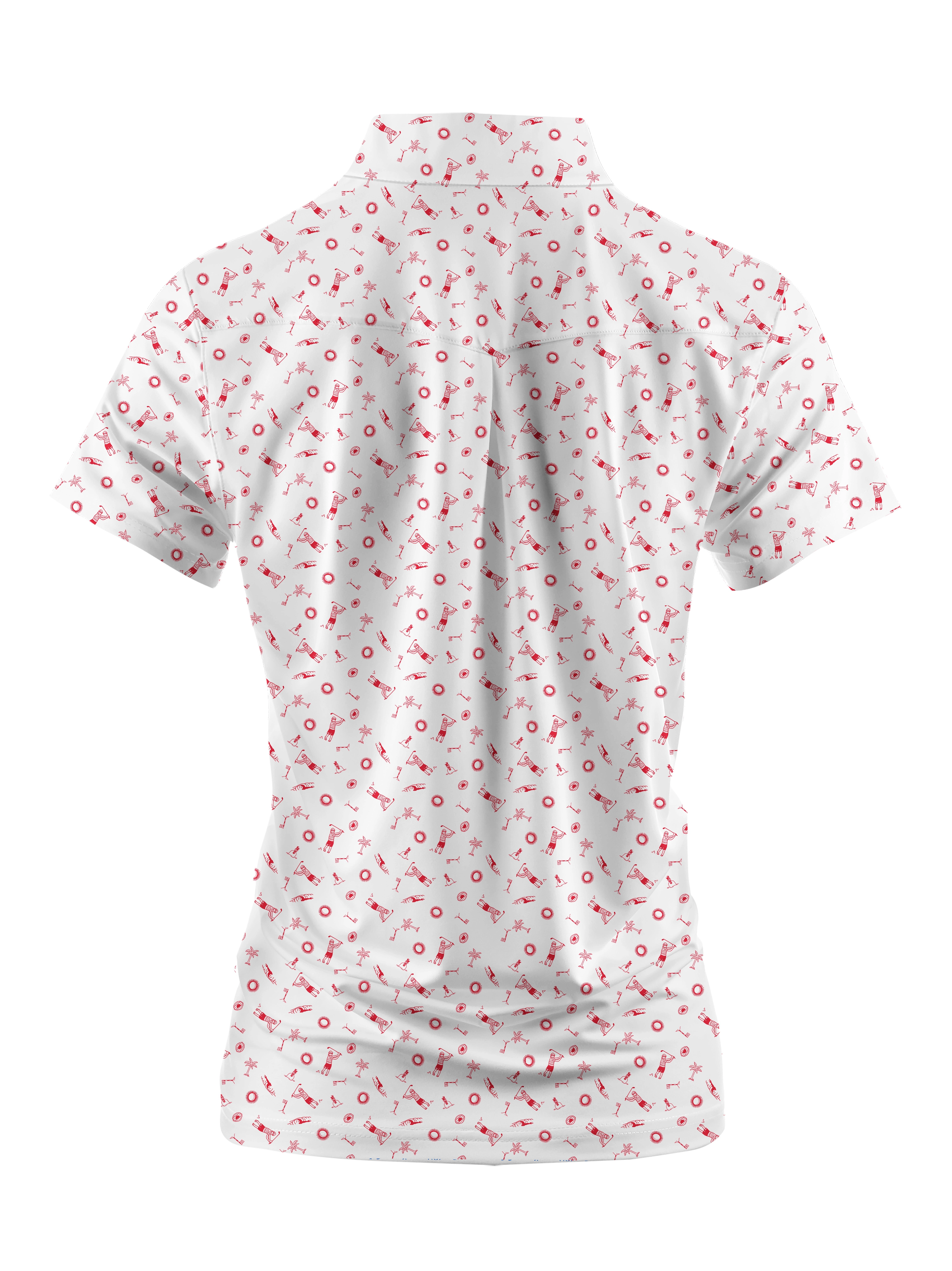 Cherryswing Women's Lilac Golf Short Sleeve Polo Shirt