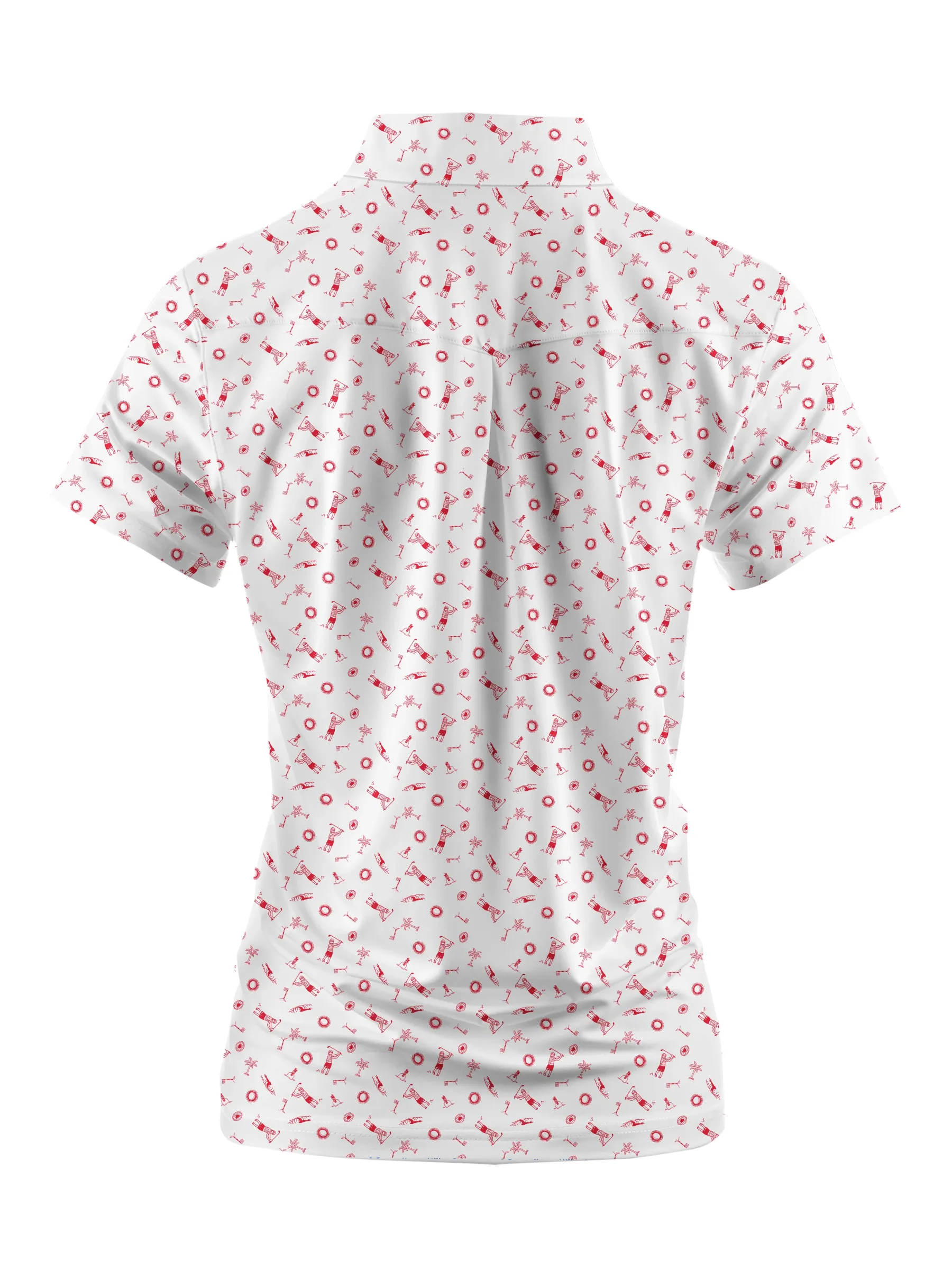 Cherryswing Women's Lilac Golf Short Sleeve Polo Shirt