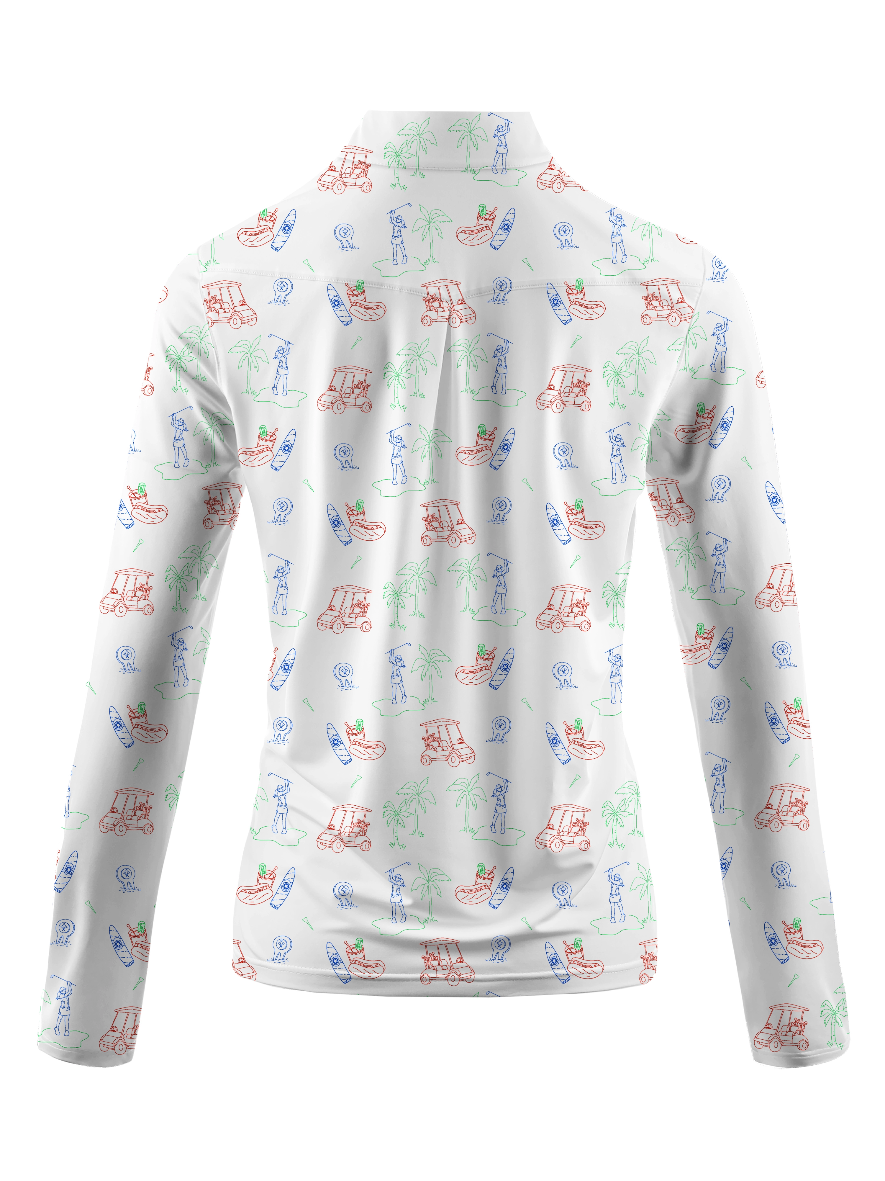 Cherryswing Women's Golf Course Long Sleeve Golf Polo