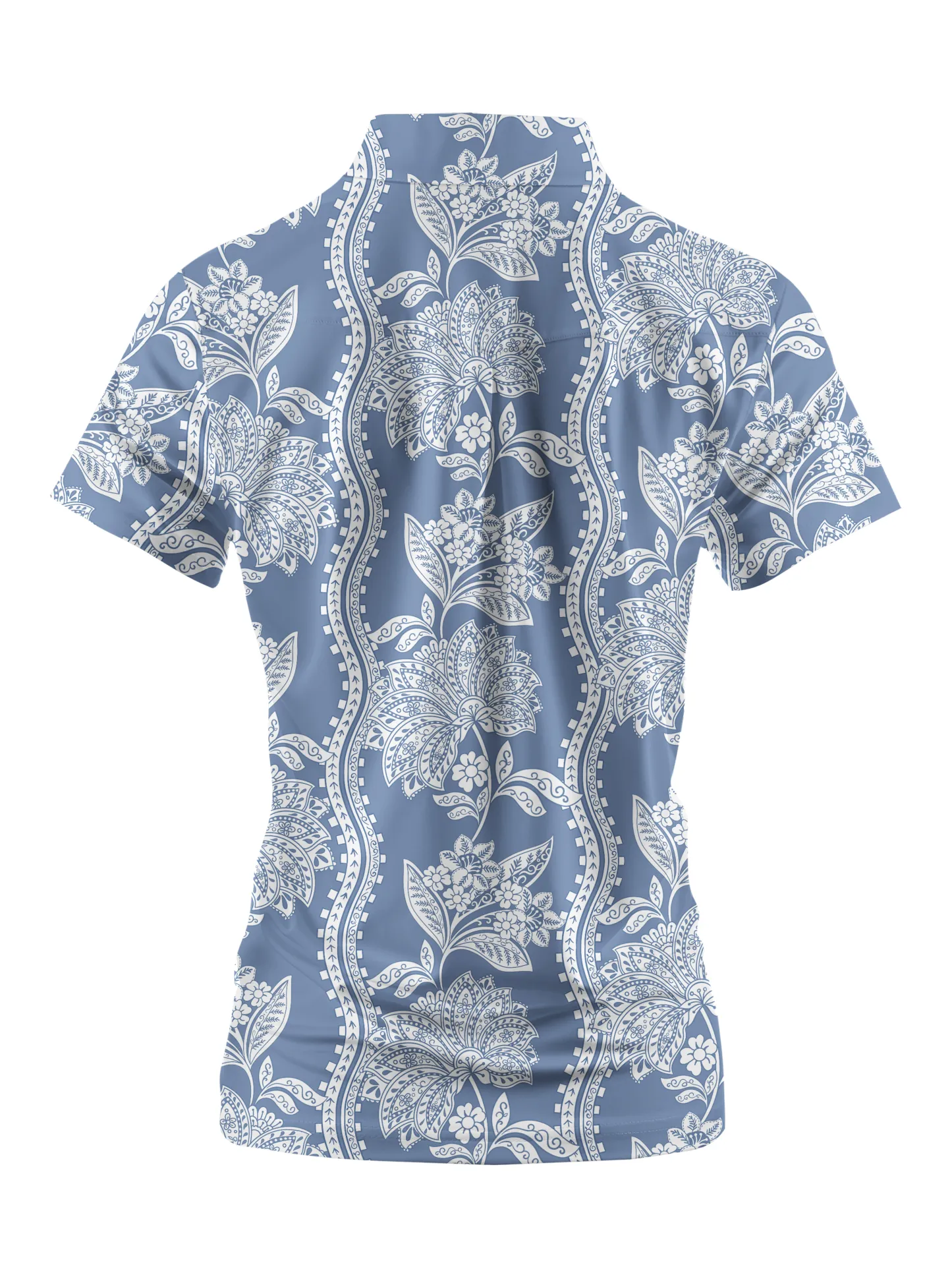 Cherryswing Women's Floral Short Sleeve Golf Polo Shirt