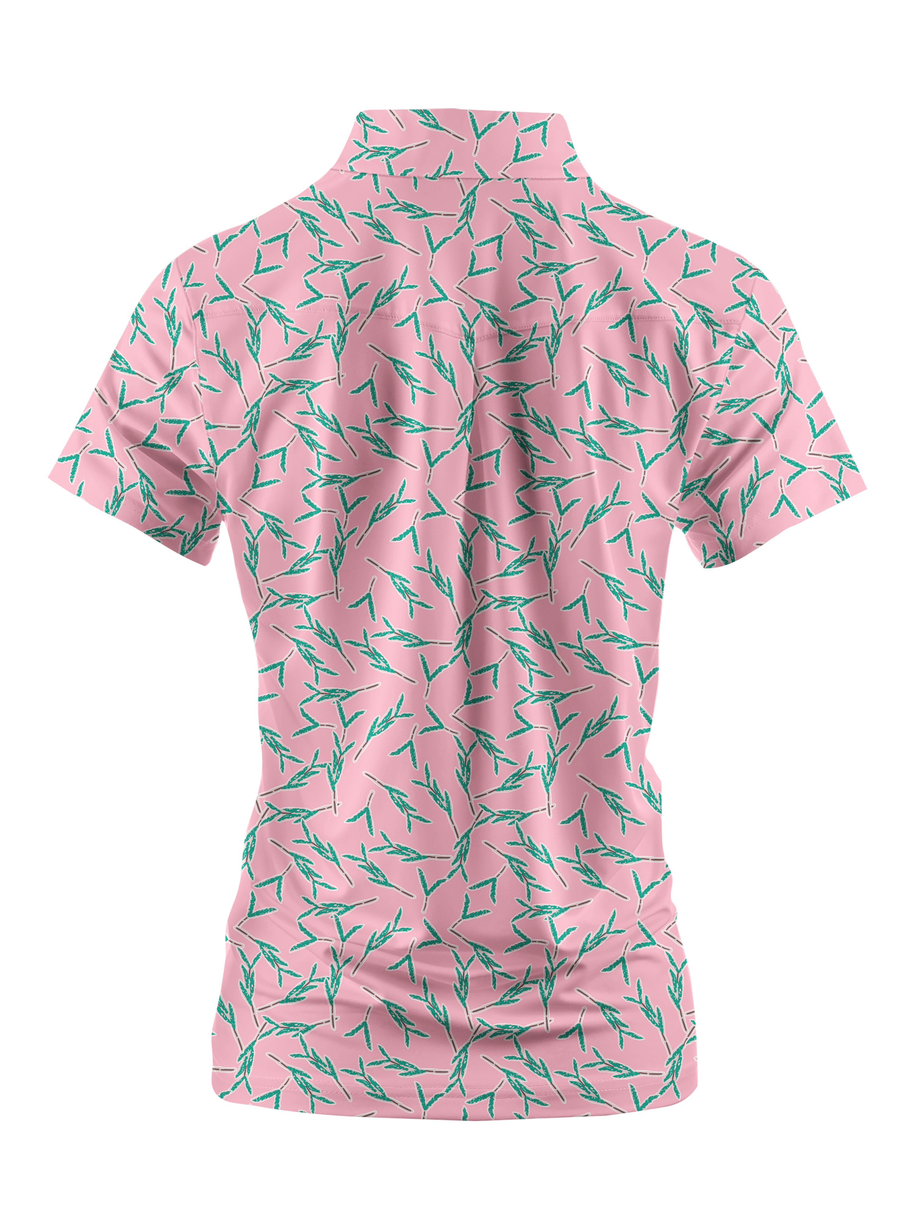Cherryswing Women's Floral Short Sleeve Golf Polo Shirt