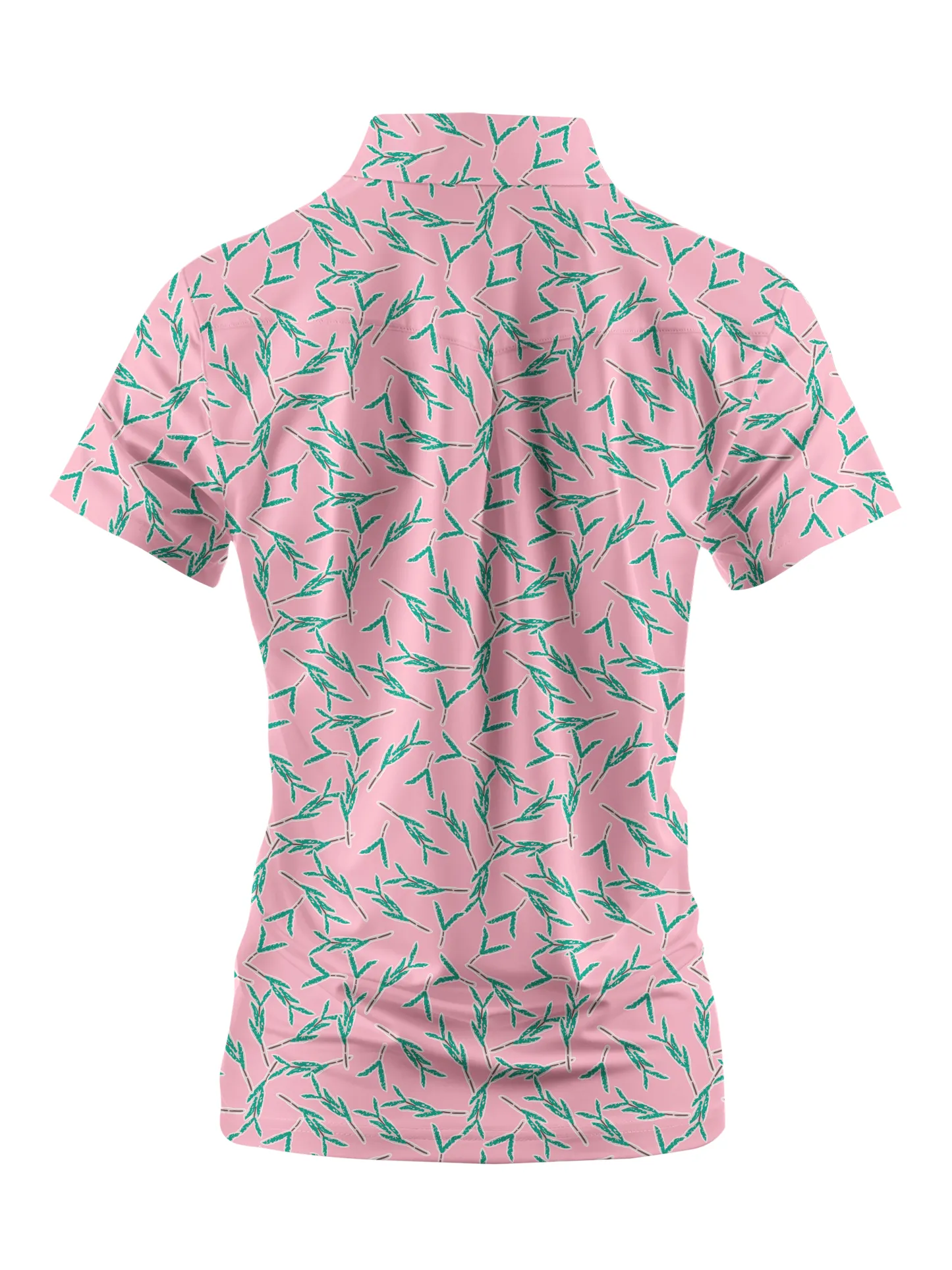 Cherryswing Women's Floral Short Sleeve Golf Polo Shirt