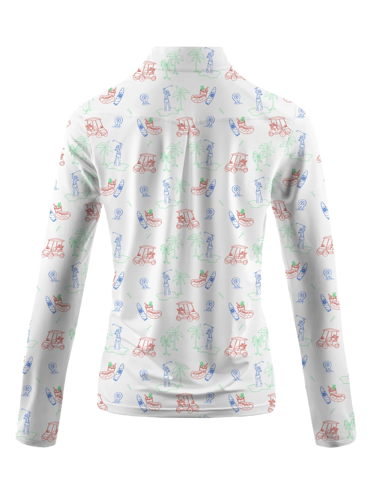 Cherryswing Women's Golf Course Long Sleeve Golf Polo