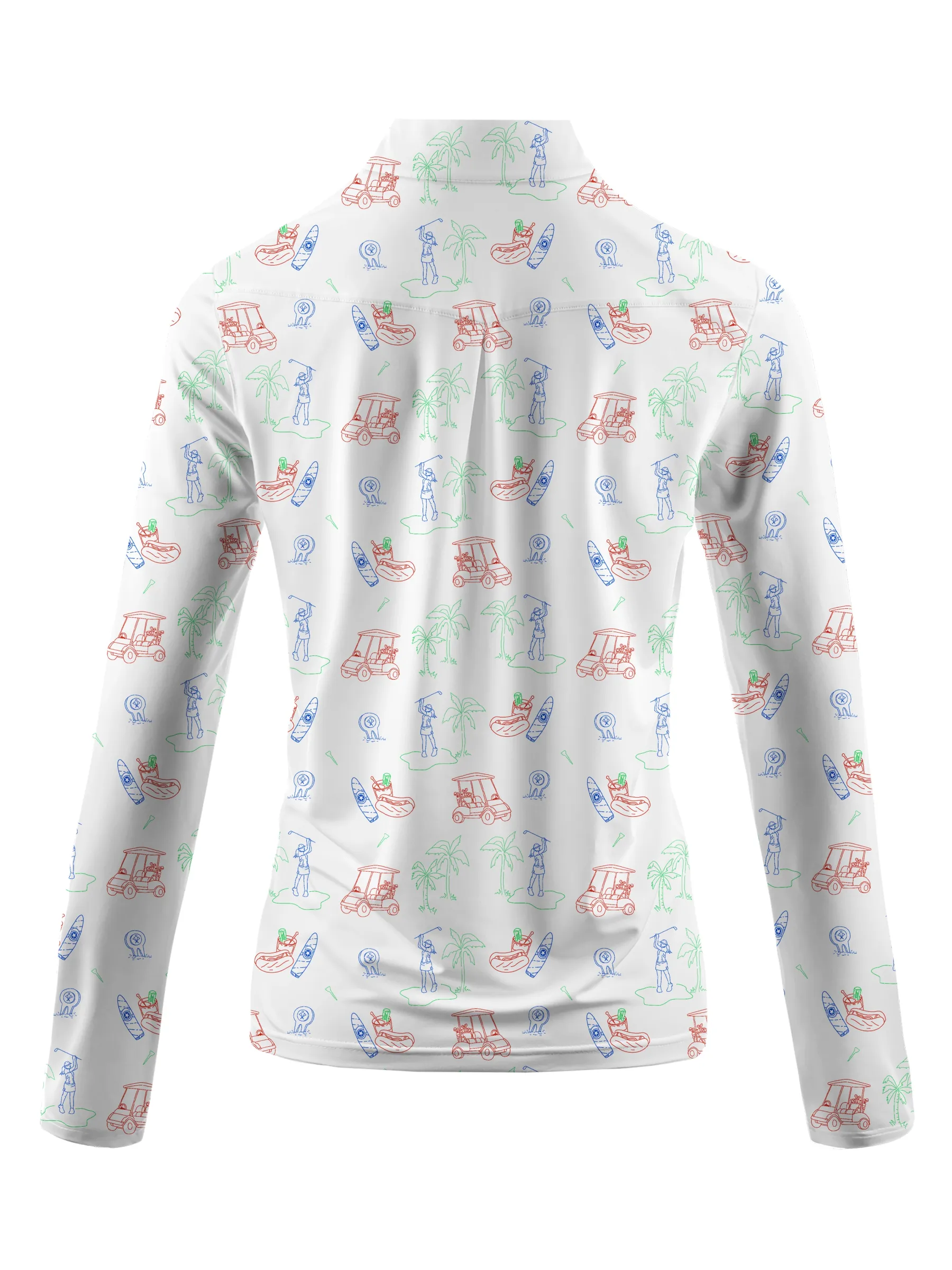 Cherryswing Women's Golf Course Long Sleeve Golf Polo