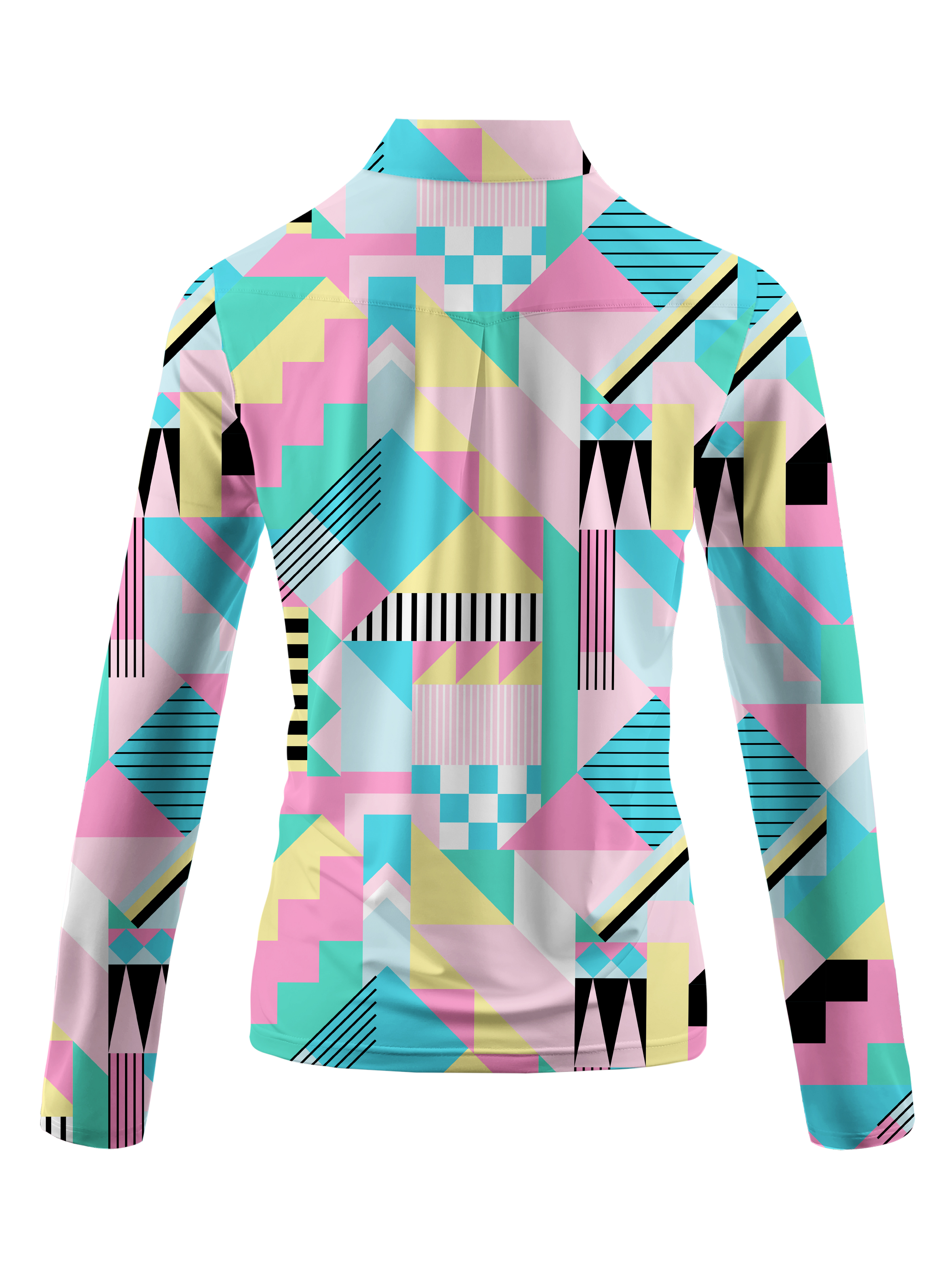 Cherryswing Women's Geometric Long Sleeve Golf Shirt