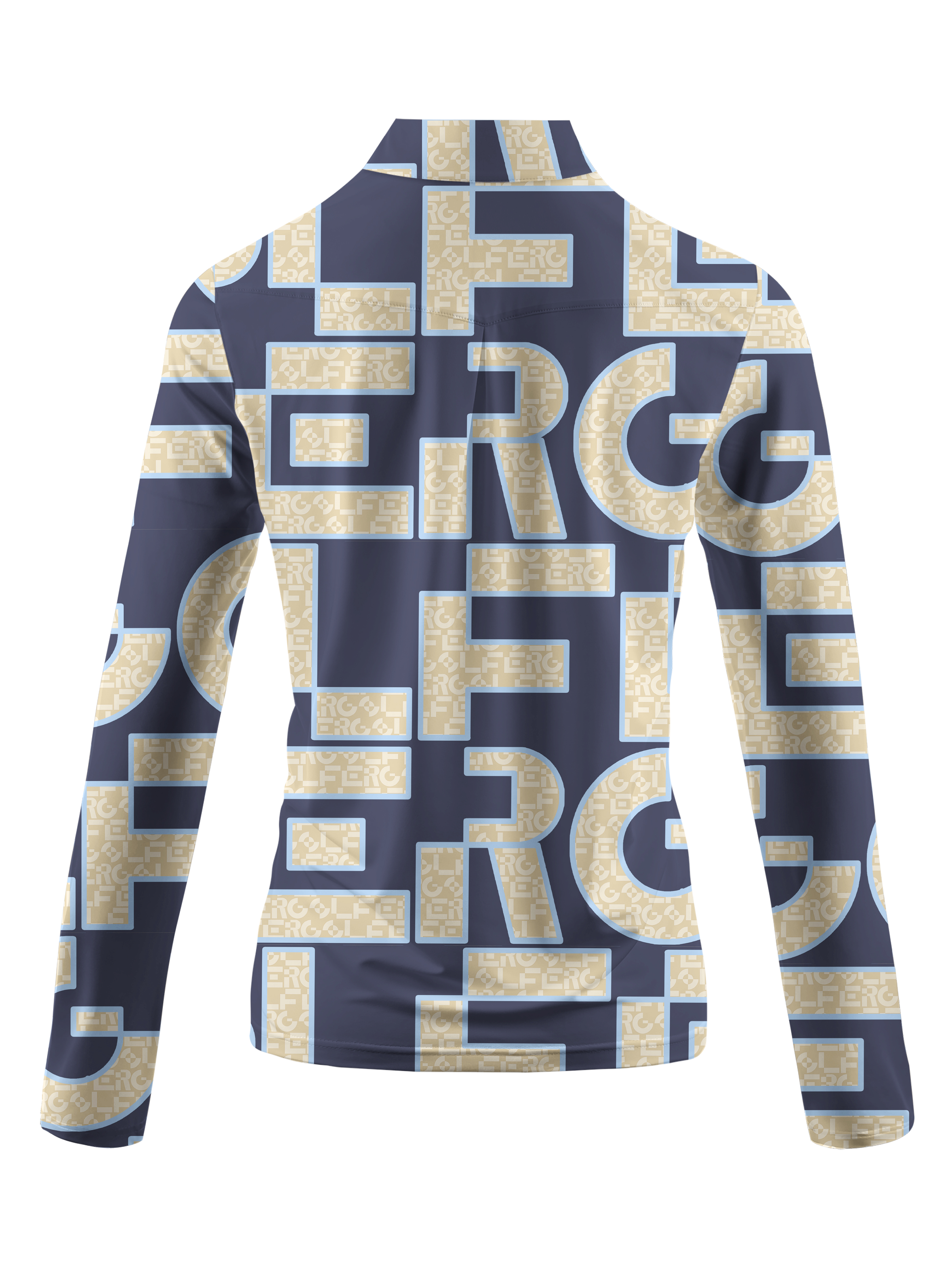 Cherryswing Women's Maze of Fairways Long Sleeve Golf Shirt