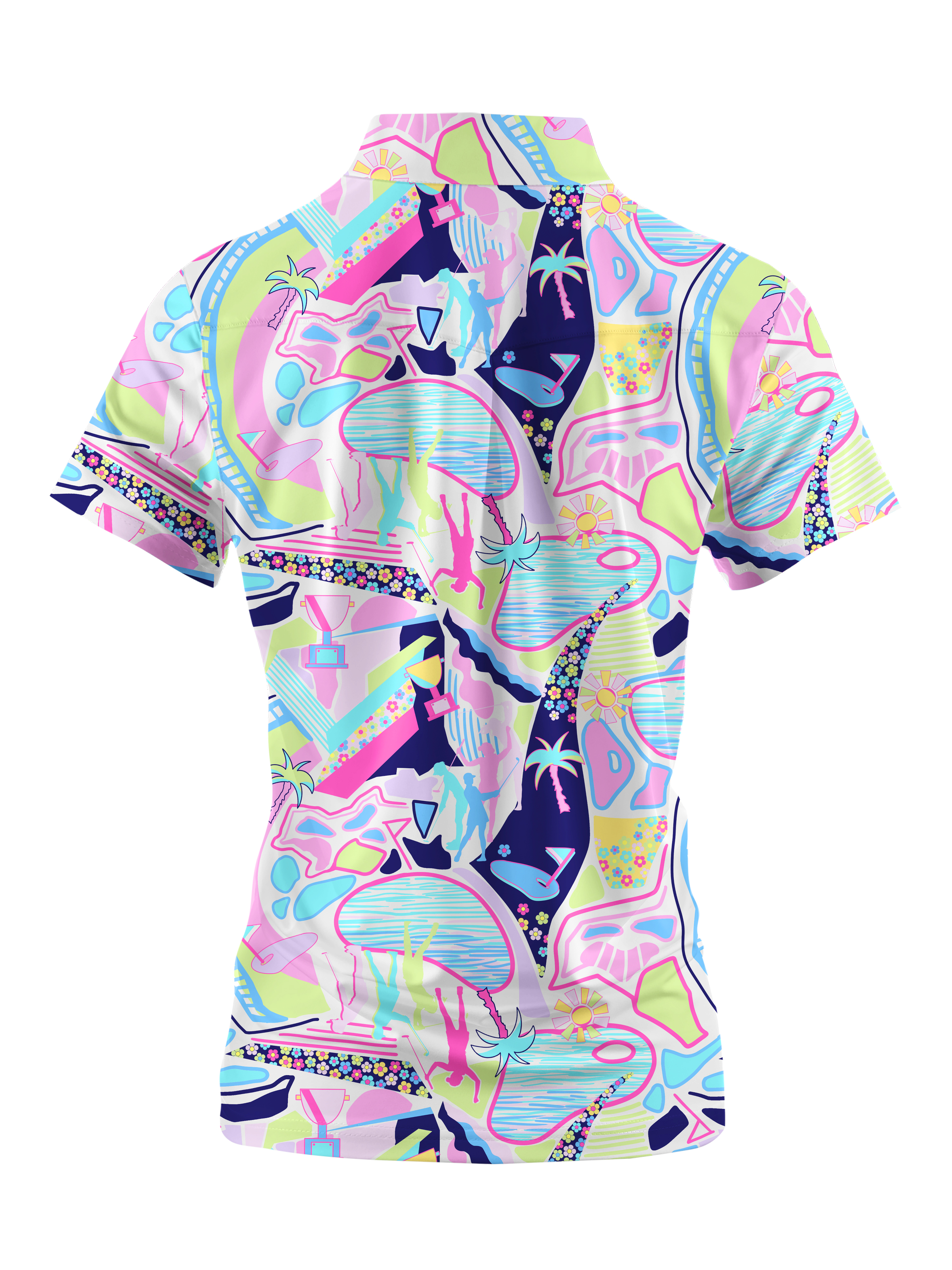 Cherryswing Women's Garden Party Short Sleeve Golf Shirt