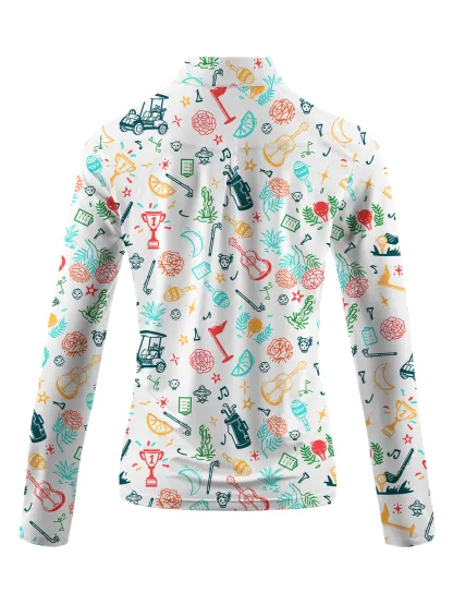 Cherryswing Women's Golf Tournament Long Sleeve Golf Shirt