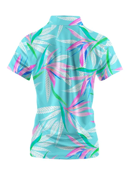 Cherryswing Women's Beauty of Nature Short Sleeve Golf Shirt