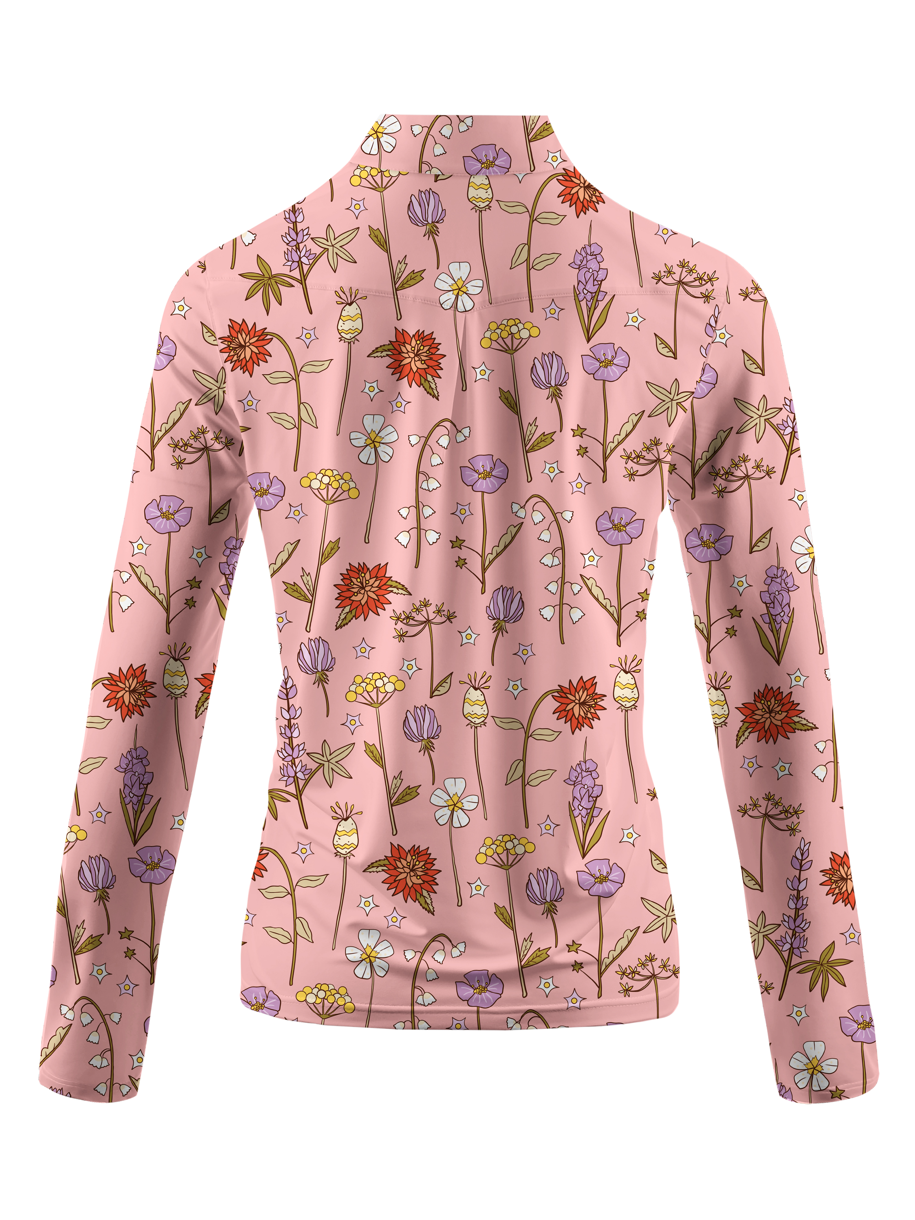 Cherryswing Women's Spring Meadow Long Sleeve Golf Shirt