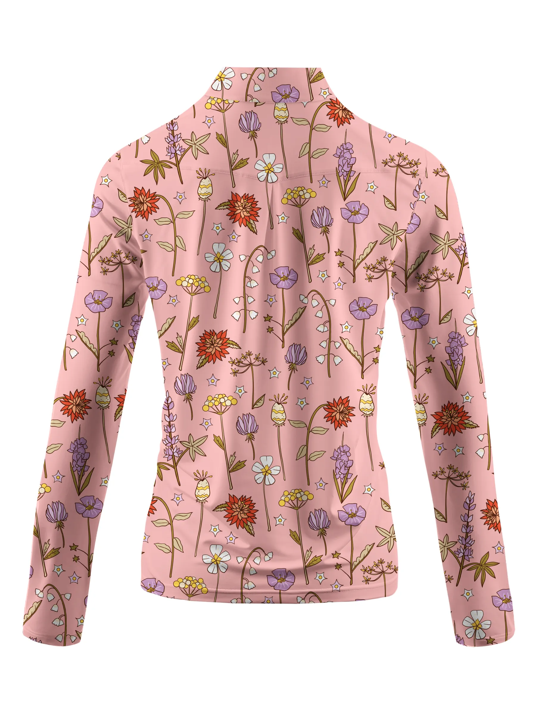 Cherryswing Women's Spring Meadow Long Sleeve Golf Shirt