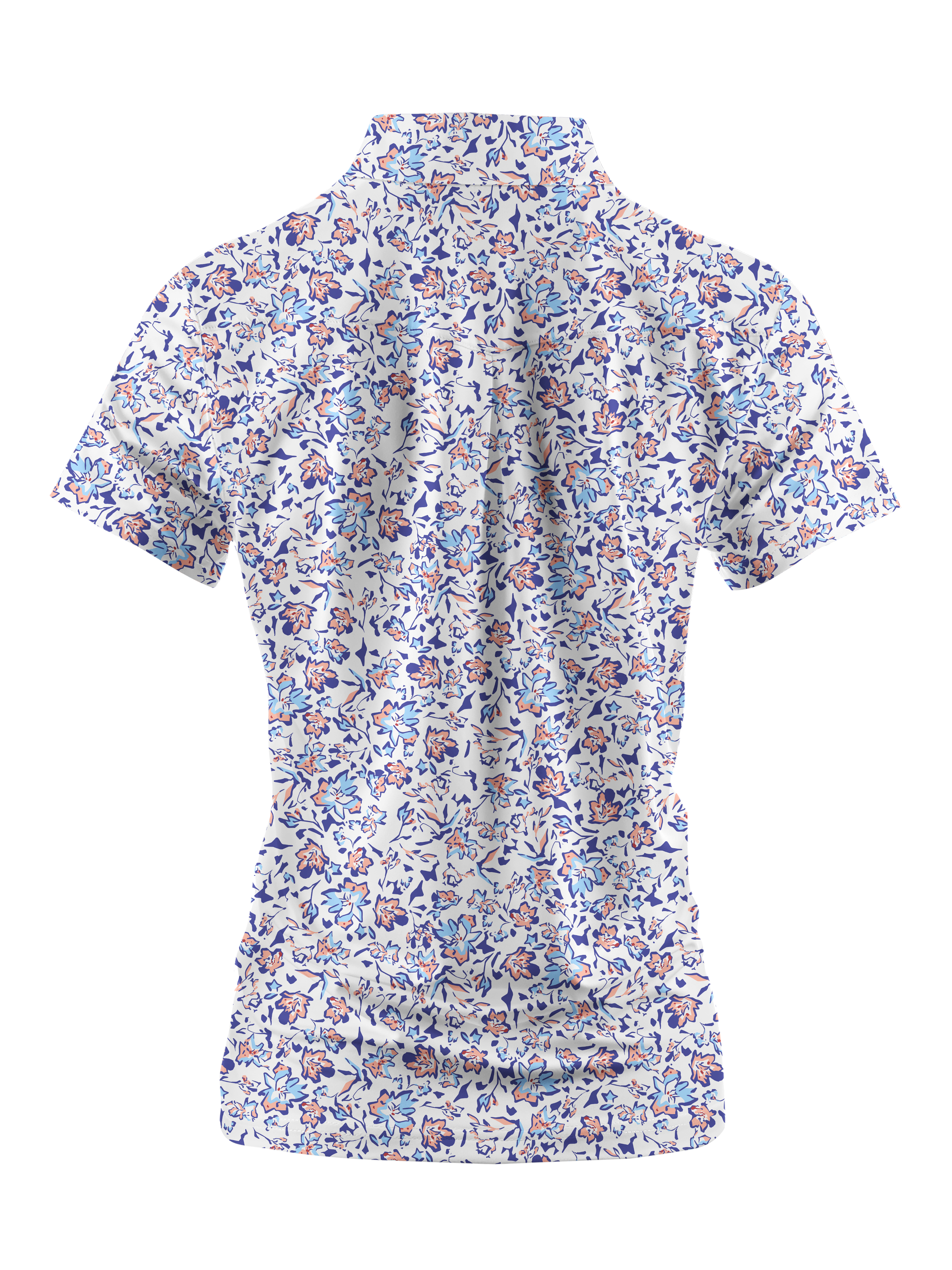 Cherryswing Women's English Garden Short Sleeve Golf Shirt