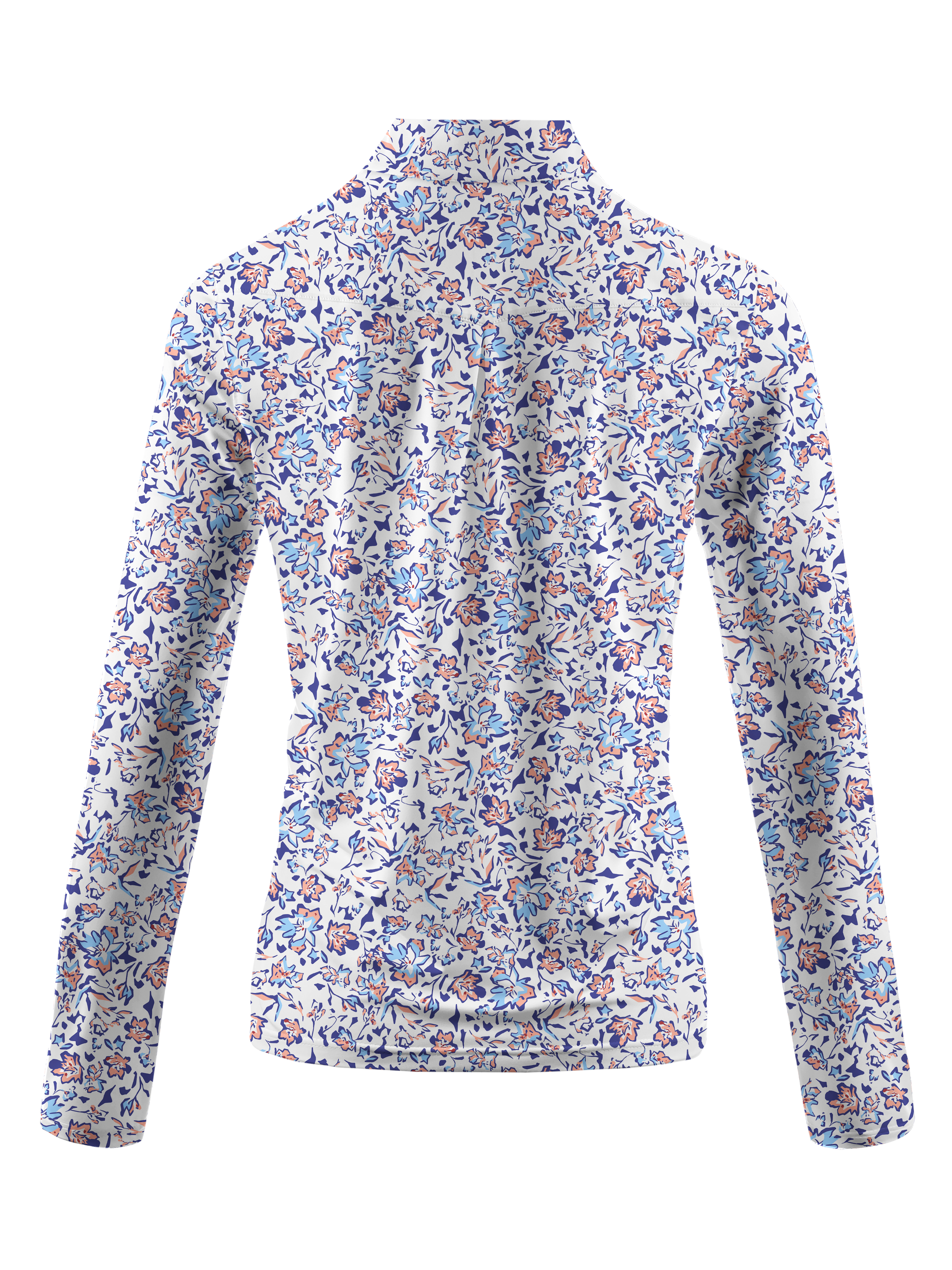 Cherryswing Women's English Garden Long Sleeve Golf Shirt