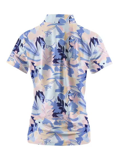 Cherryswing Women's Springtime Palette Short Sleeve Golf Shirt