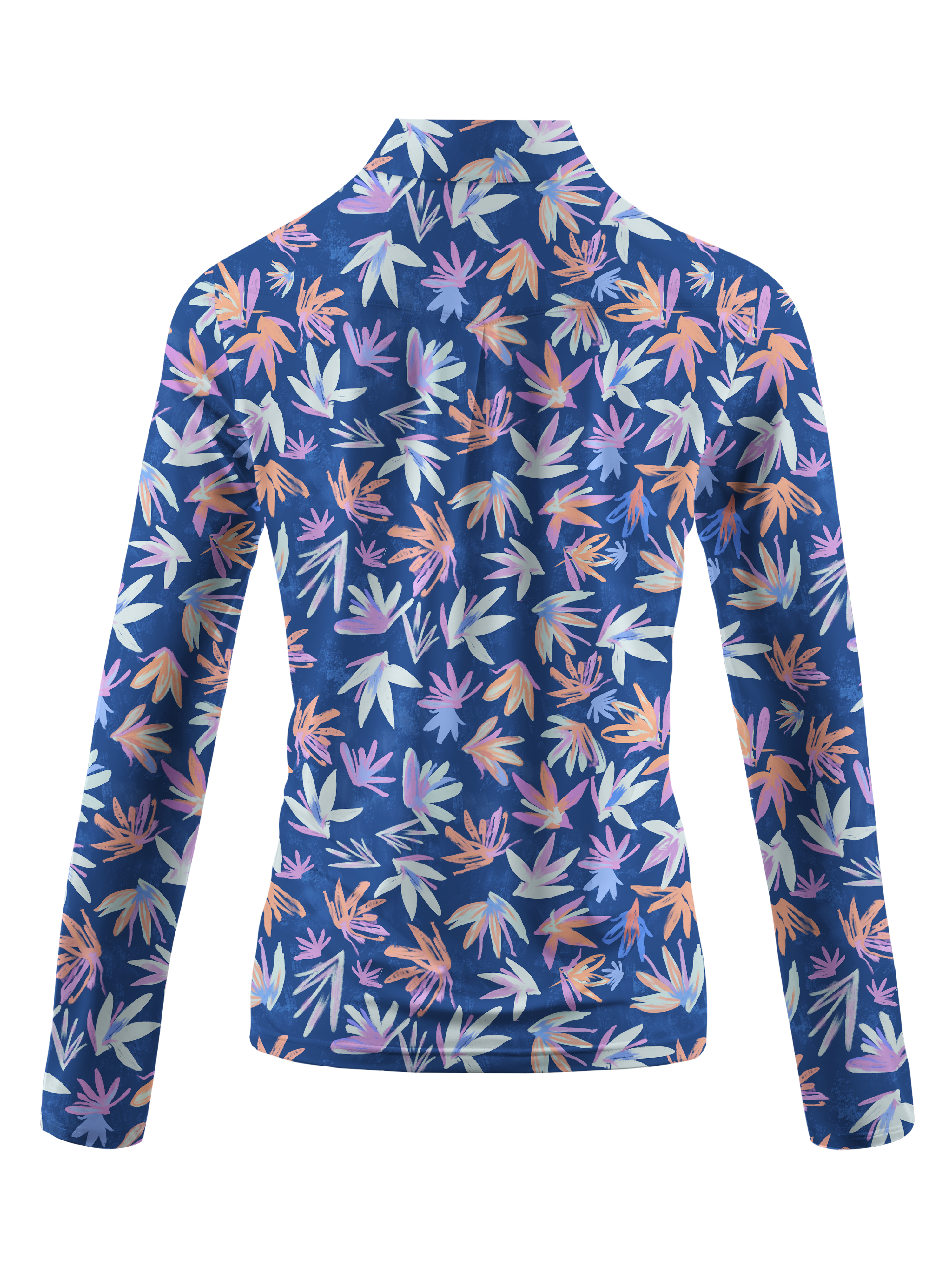 Cherryswing Women's Autumnal Garden Long Sleeve Golf Shirt