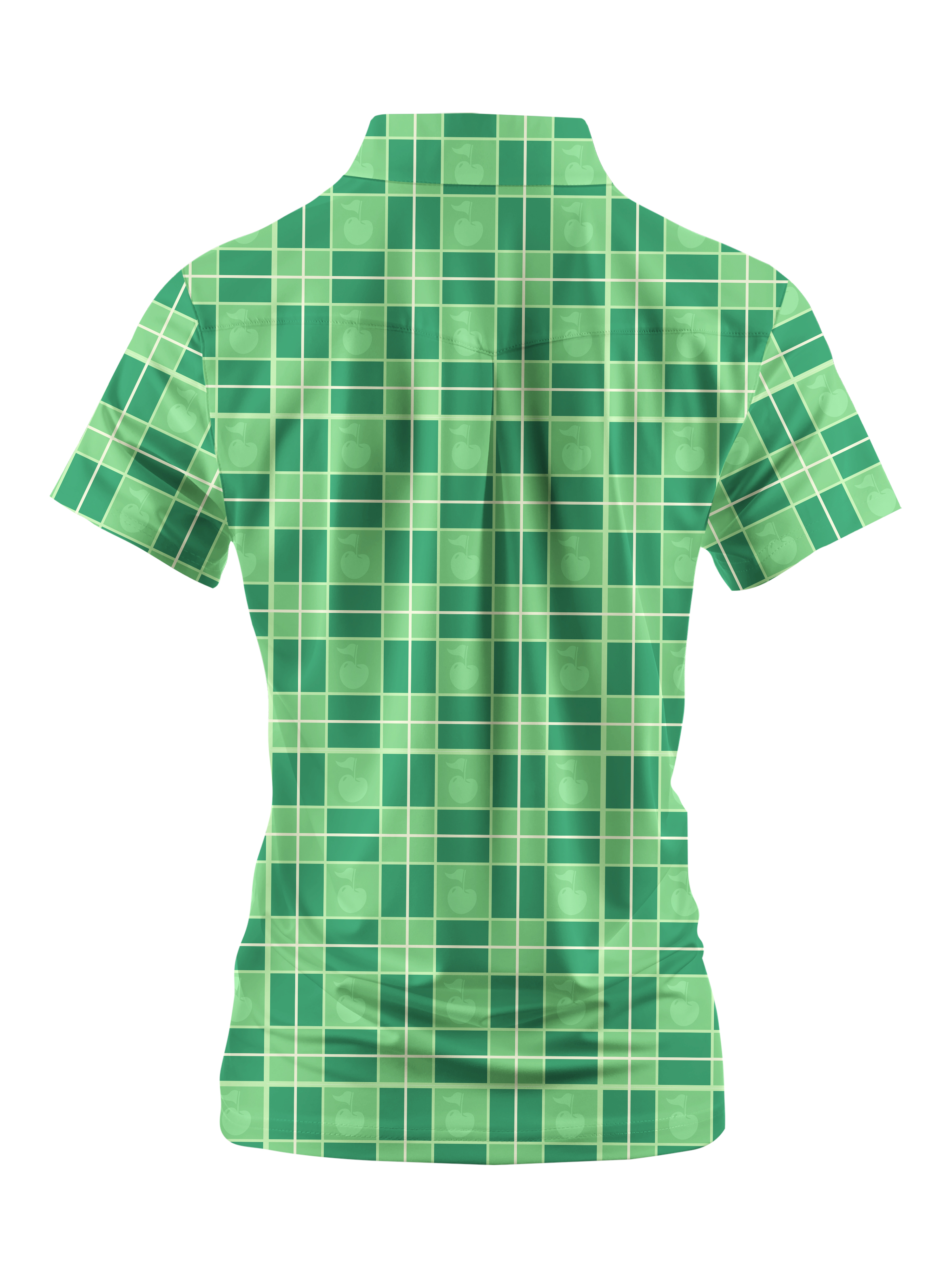 Cherryswing Women's Plaids Golf Short Sleeve Polo Shirt