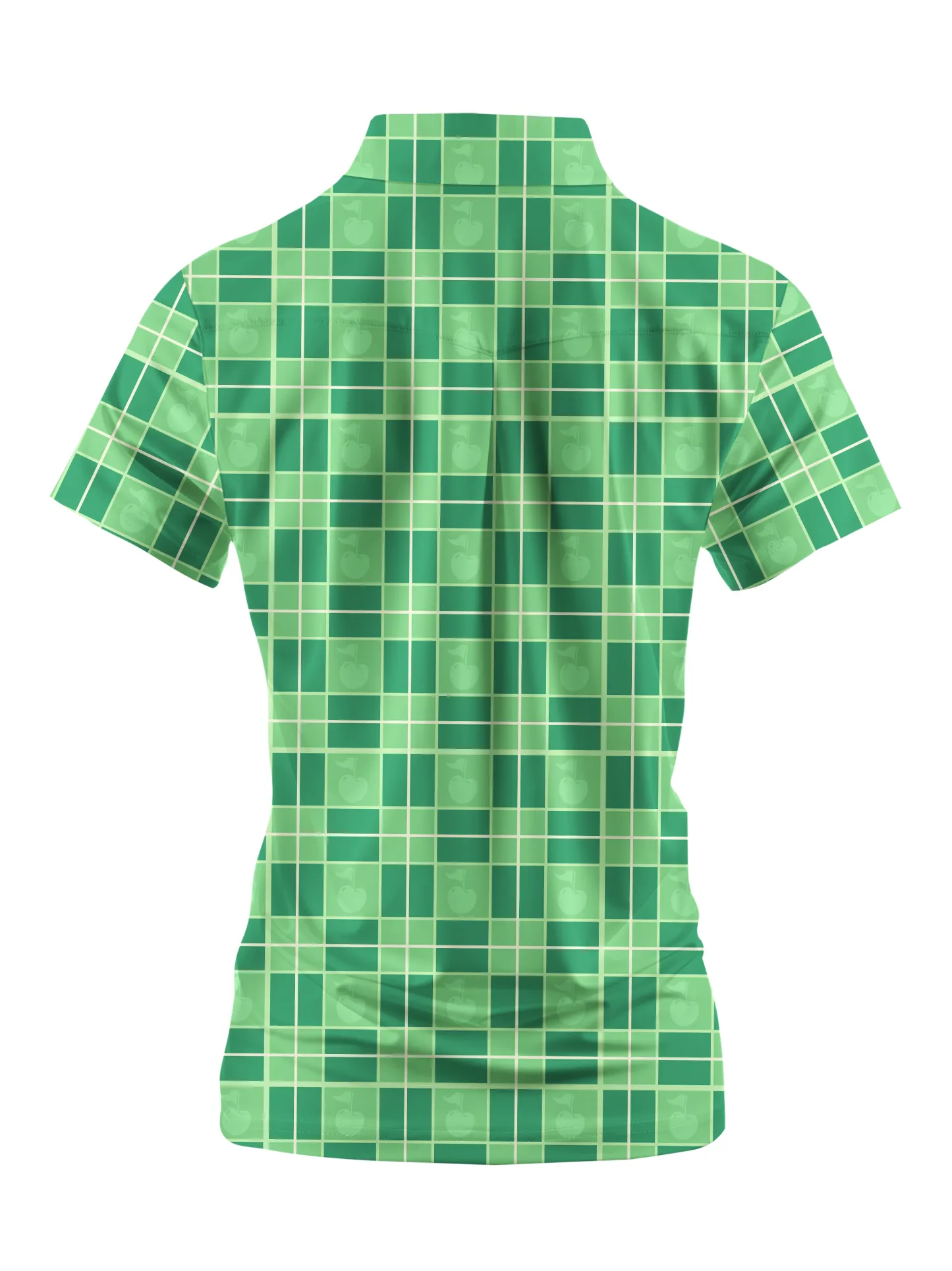 Cherryswing Women's Plaids Golf Short Sleeve Polo Shirt